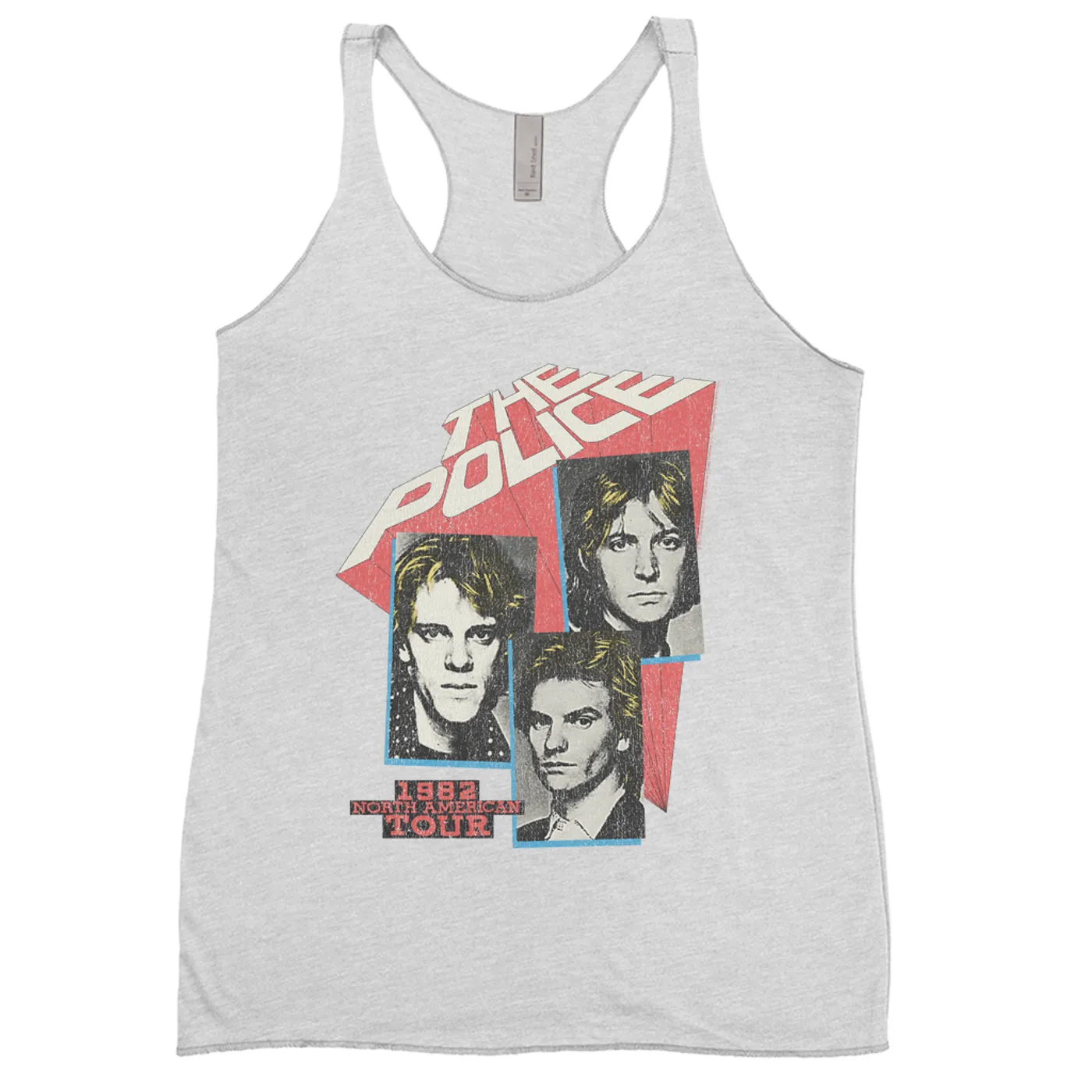 The Police Ladies' Tank Top | 1982 North American Tour Distressed The Police Shirt