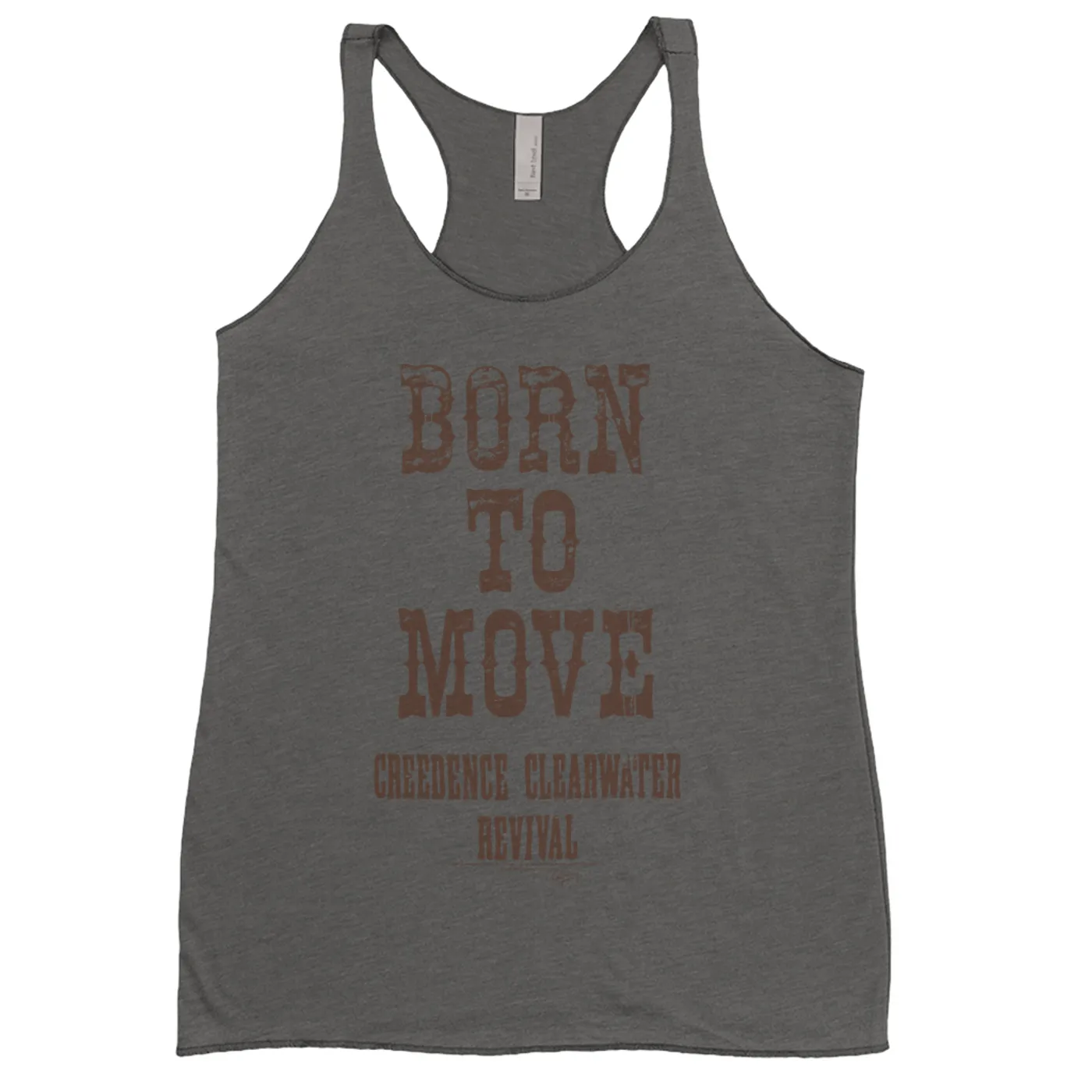 Creedence Clearwater Revival Ladies' Tank Top | Born To Move Distressed Creedence Clearwater Revival Shirt