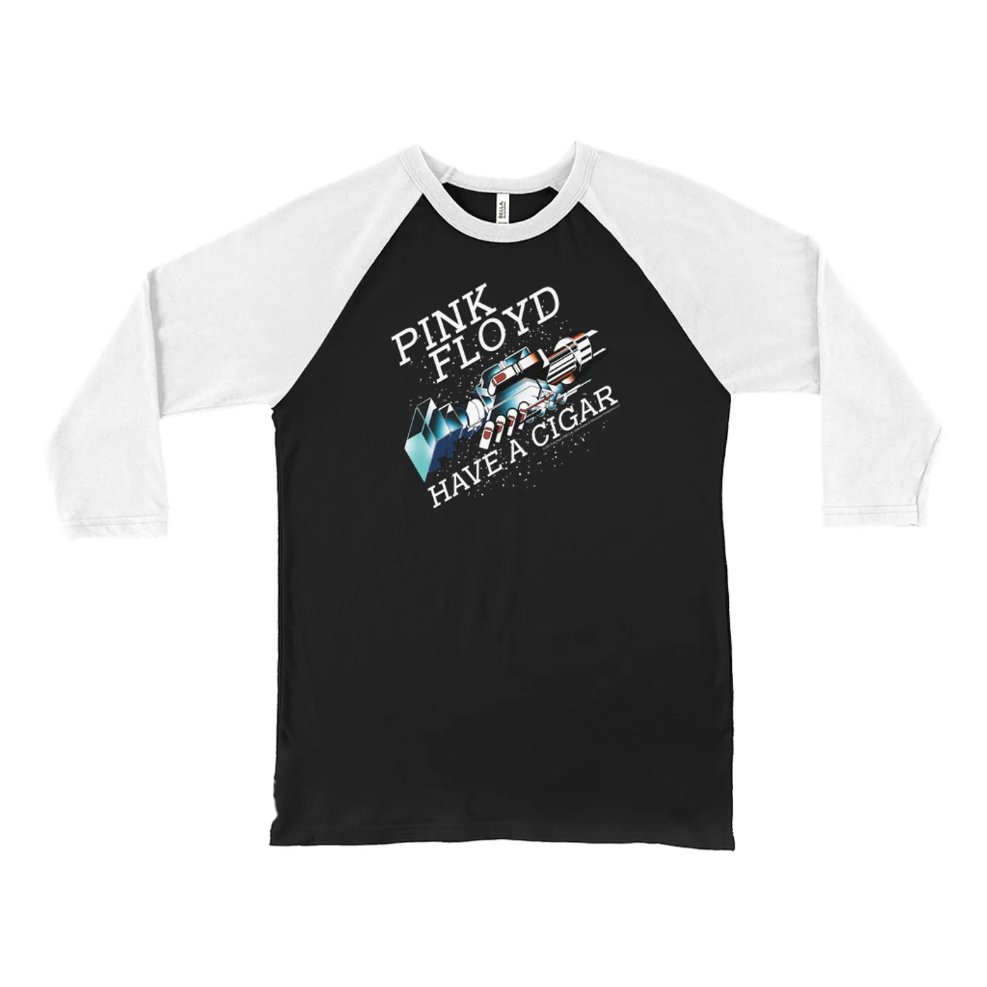 Pink Floyd 3/4 Sleeve Baseball Tee | Have A Cigar Color Album Art Design Pink Floyd Shirt