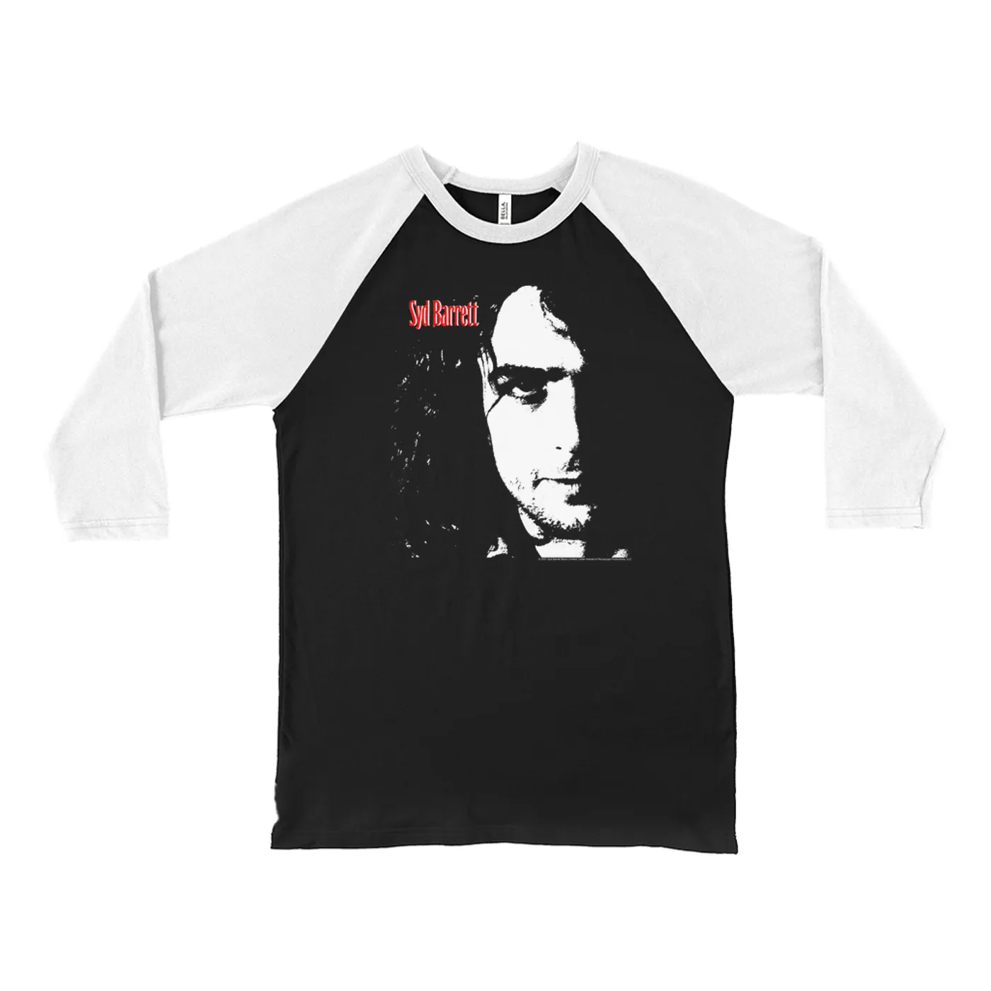 Syd Barrett 3/4 Sleeve Baseball Tee | Opel Photo Red Syd Barrett Shirt