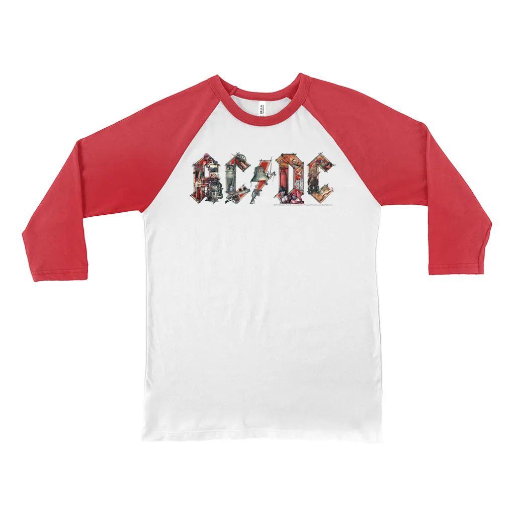 3/4 Sleeve Baseball Tee | Industrial Logo Shirt