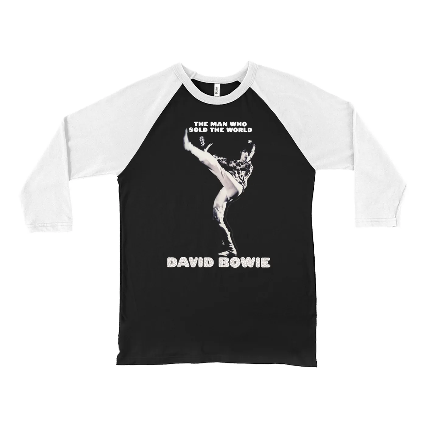 David Bowie 3/4 Sleeve Baseball Tee | The Man Who Sold The World Album Cover David Bowie Shirt