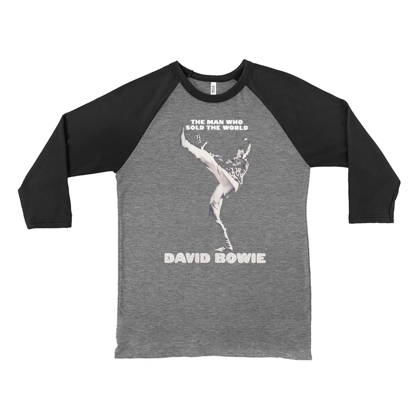 David Bowie 3/4 Sleeve Baseball Tee | The Man Who Sold The World Album Cover David Bowie Shirt