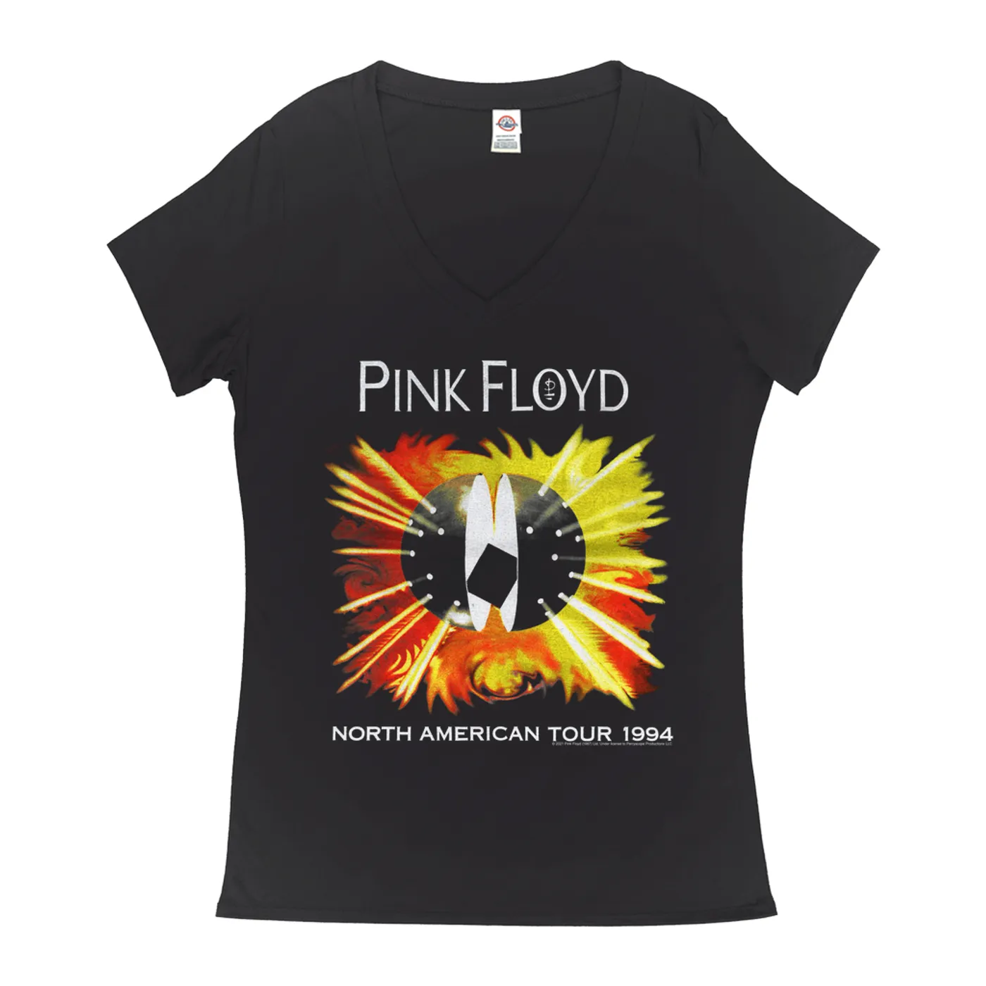 Pink Floyd Ladies' V-neck T-Shirt | North American Tour 1994 Pink Floyd Shirt
