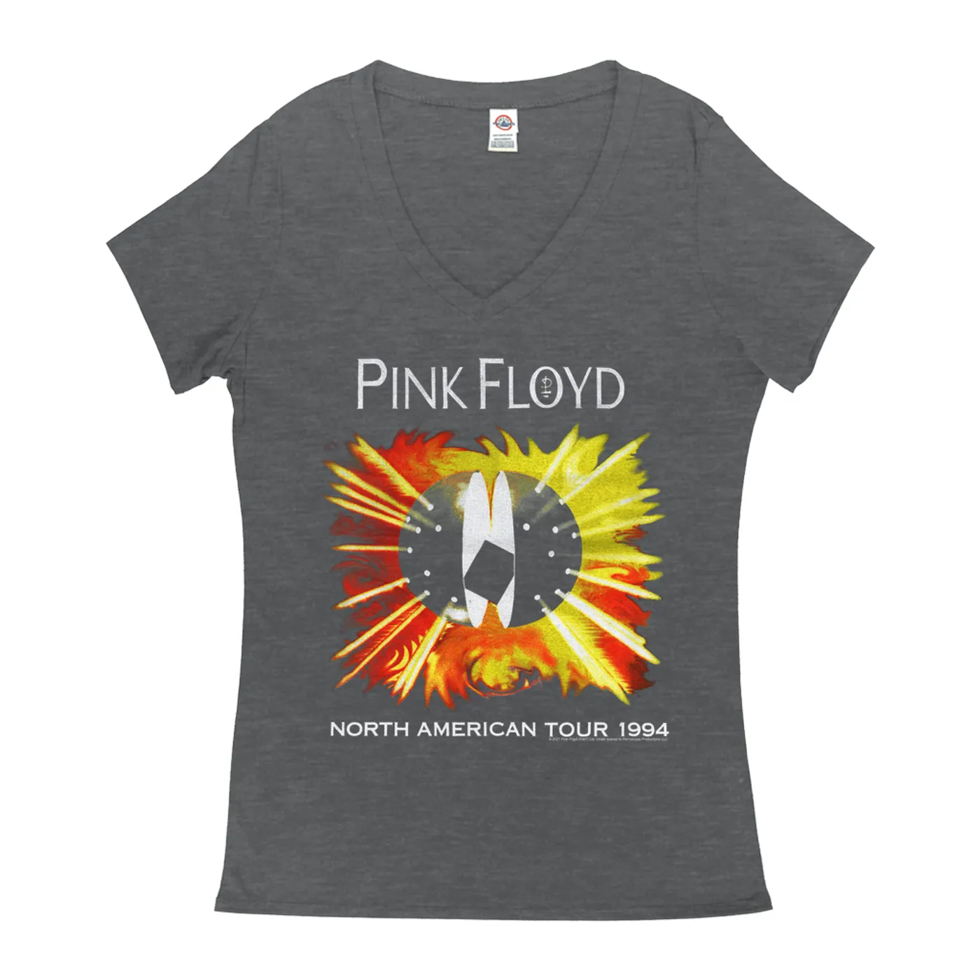 Pink Floyd Ladies' V-neck T-Shirt | North American Tour 1994 Pink Floyd Shirt