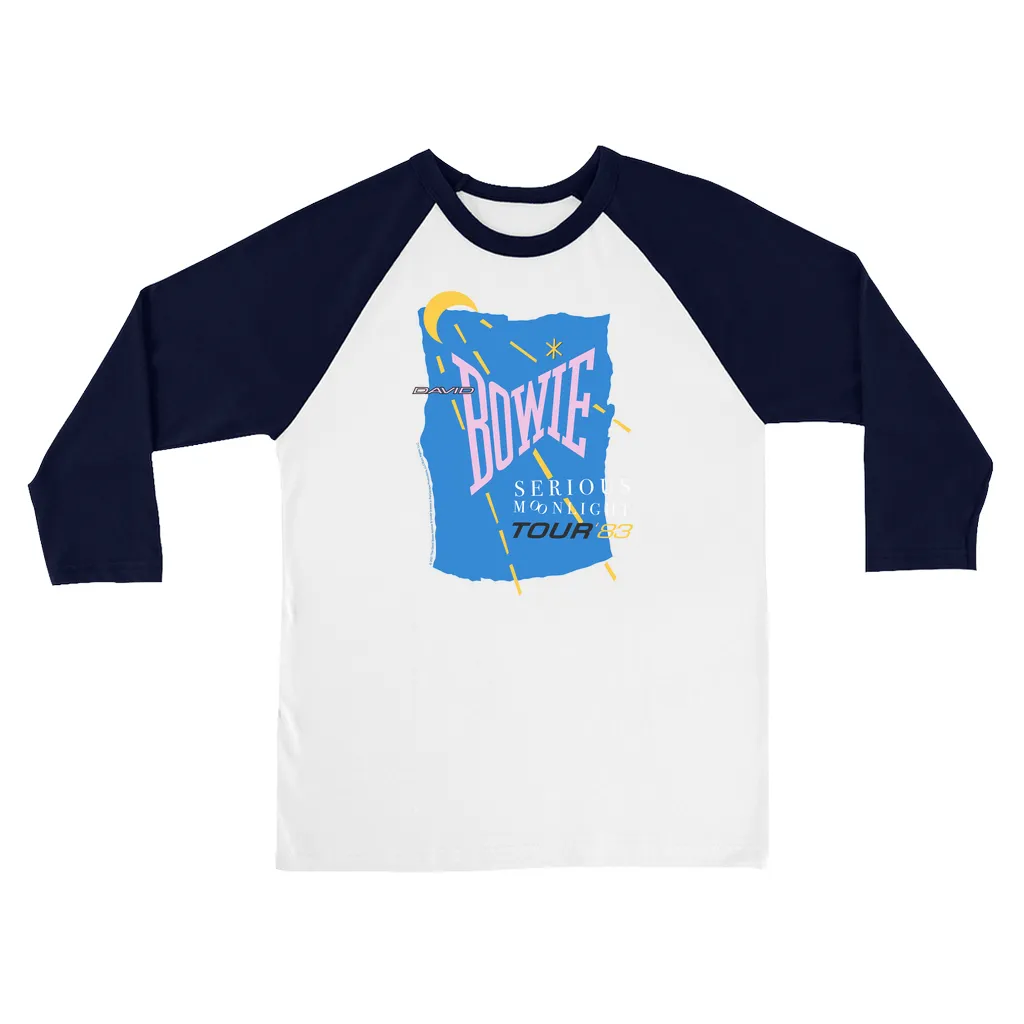 3/4 Sleeve Baseball Tee | Serious Moonlight 1983 Tour Shirt