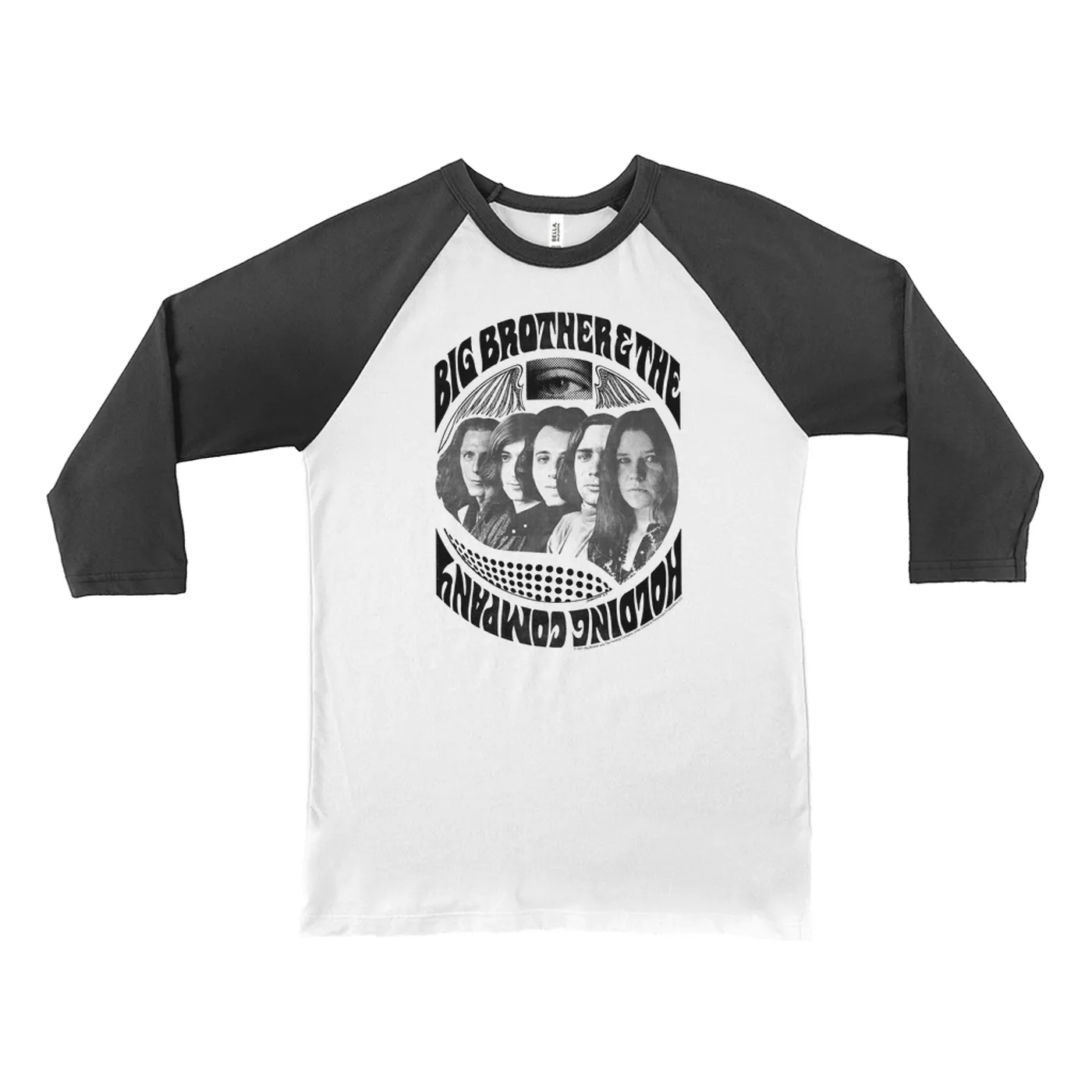 Big Brother and The Holding Co. 3/4 Sleeve Baseball Tee | Big Brother & The Holding Company Feat. Janis Joplin 1967 Poster Big Brother and The Holding Co. Shirt