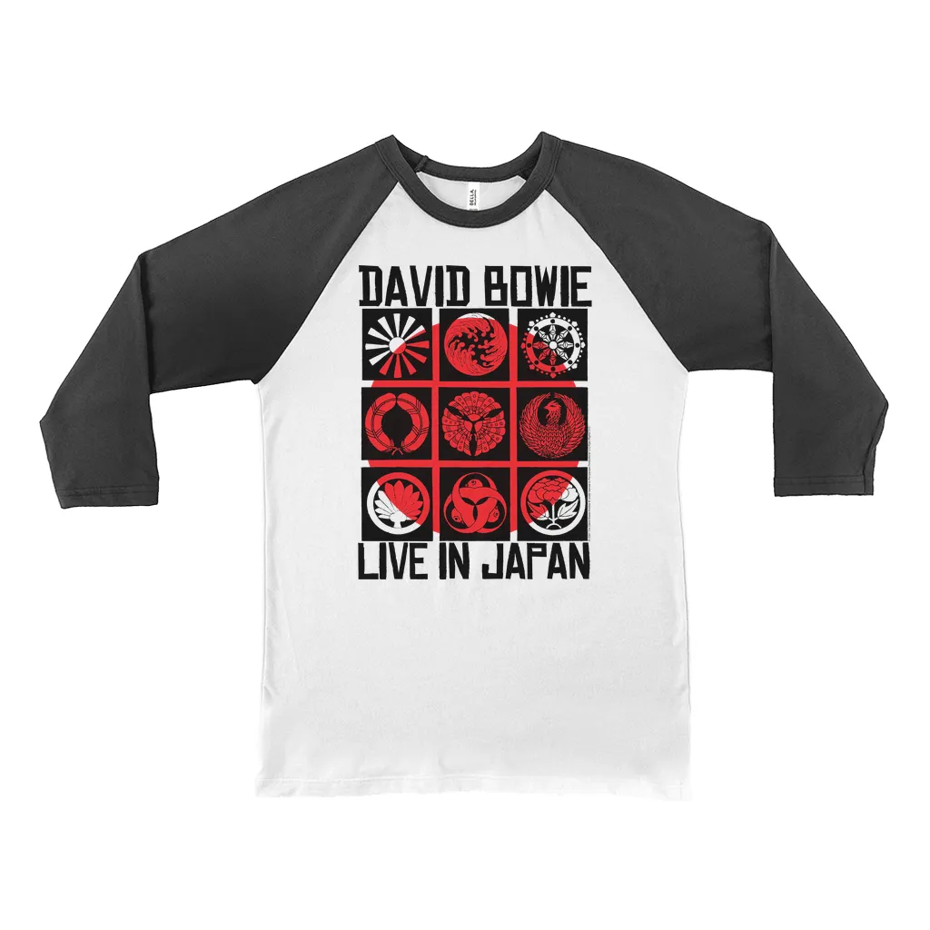 3/4 Sleeve Baseball Tee | Live In Japan Concert Poster Shirt