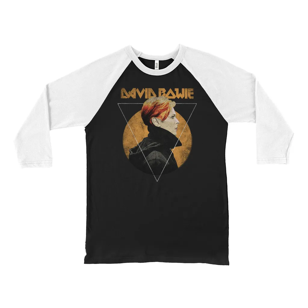 3/4 Sleeve Baseball Tee | Low Album Art Design Distressed Shirt