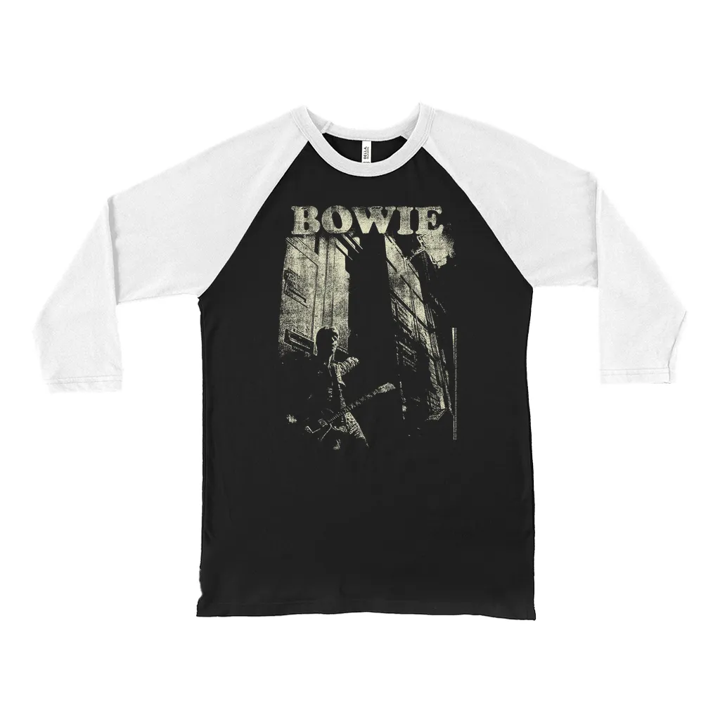 3/4 Sleeve Baseball Tee | With Guitar Distressed Shirt