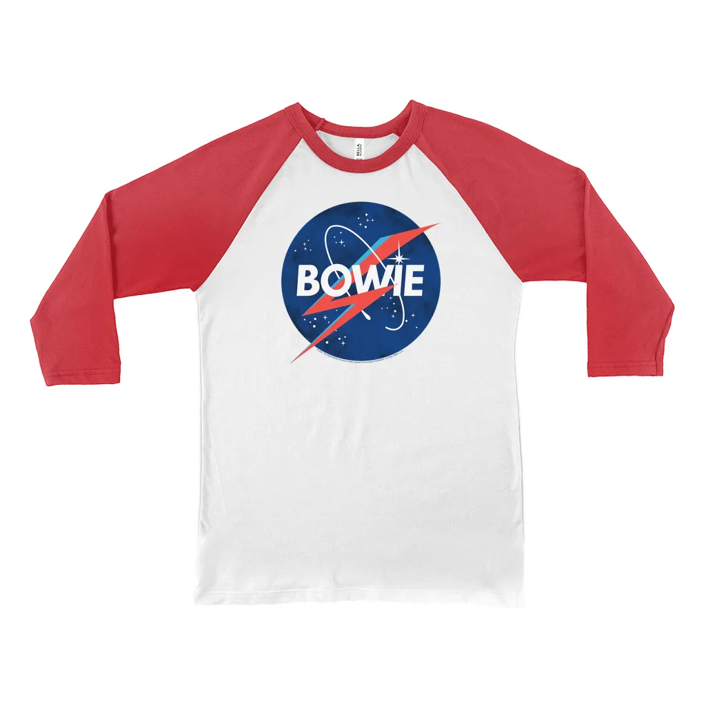 3/4 Sleeve Baseball Tee | Bowie NASA Inspiration Shirt