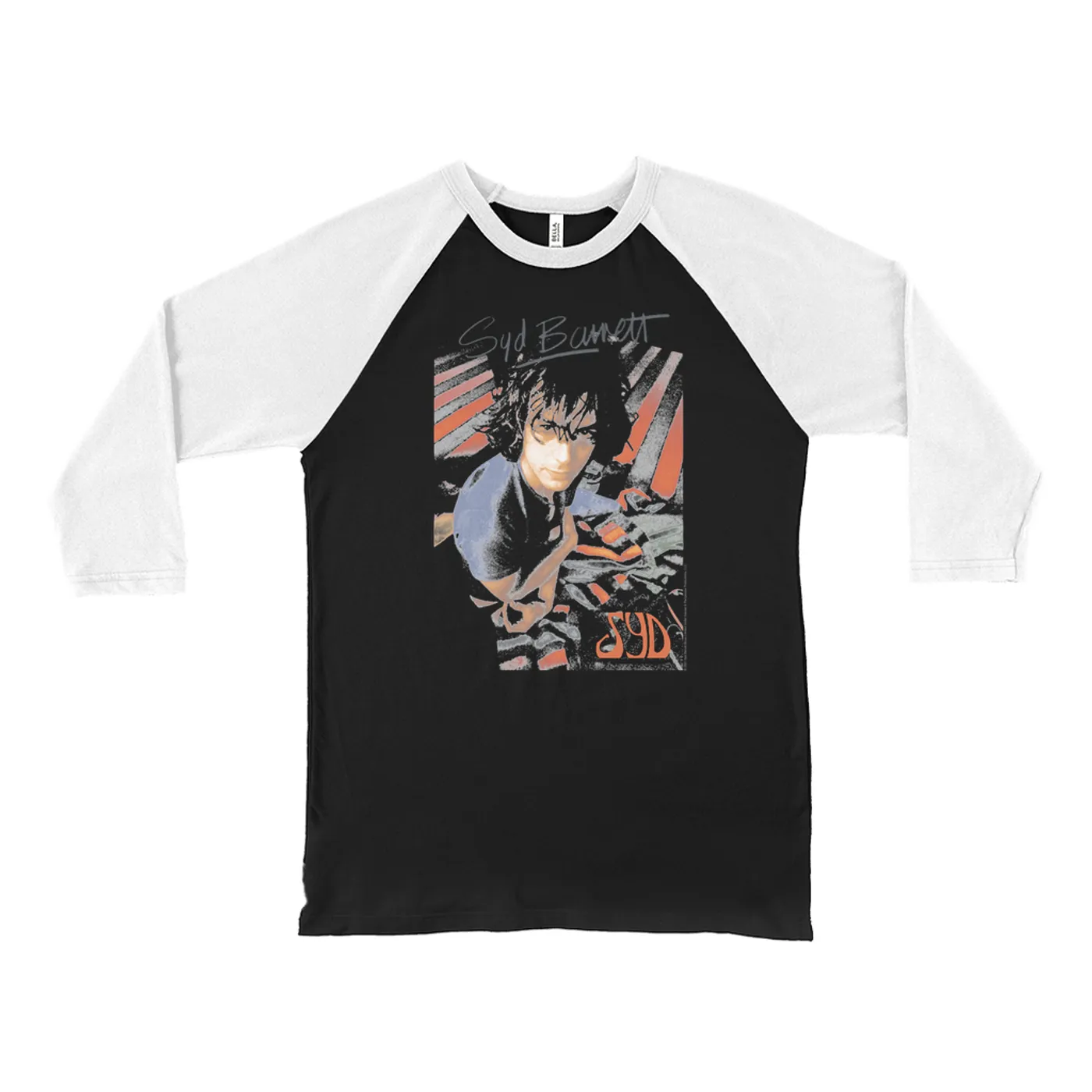Syd Barrett 3/4 Sleeve Baseball Tee | Syd Barrett Close Up Syd Barrett Shirt