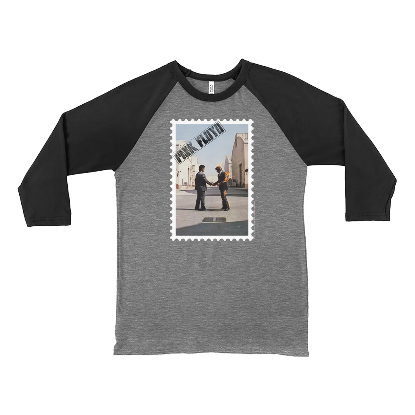 Pink Floyd 3/4 Sleeve Baseball Tee | Wish You Were Here Album Photo Pink Floyd Shirt (Merchbar Exclusive)
