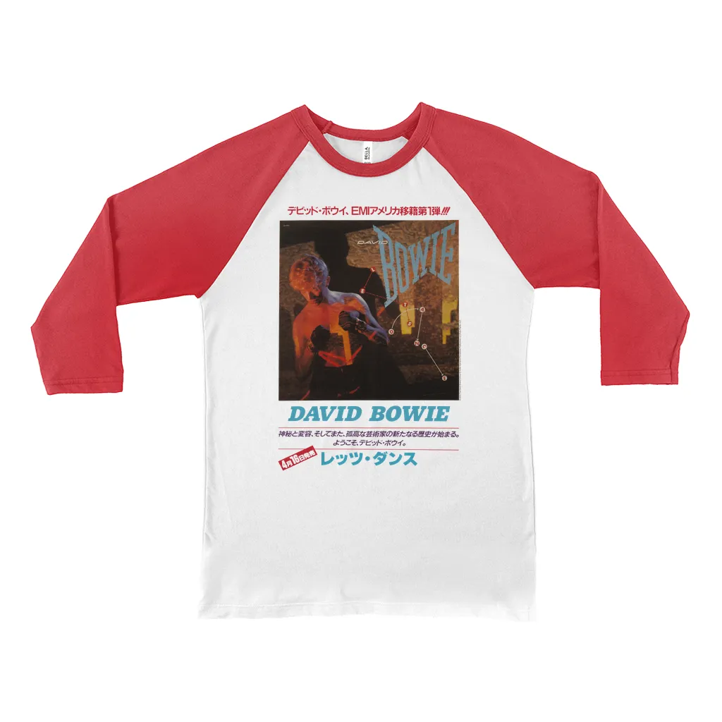 3/4 Sleeve Baseball Tee | Let's Dance Japan Concert Poster Shirt