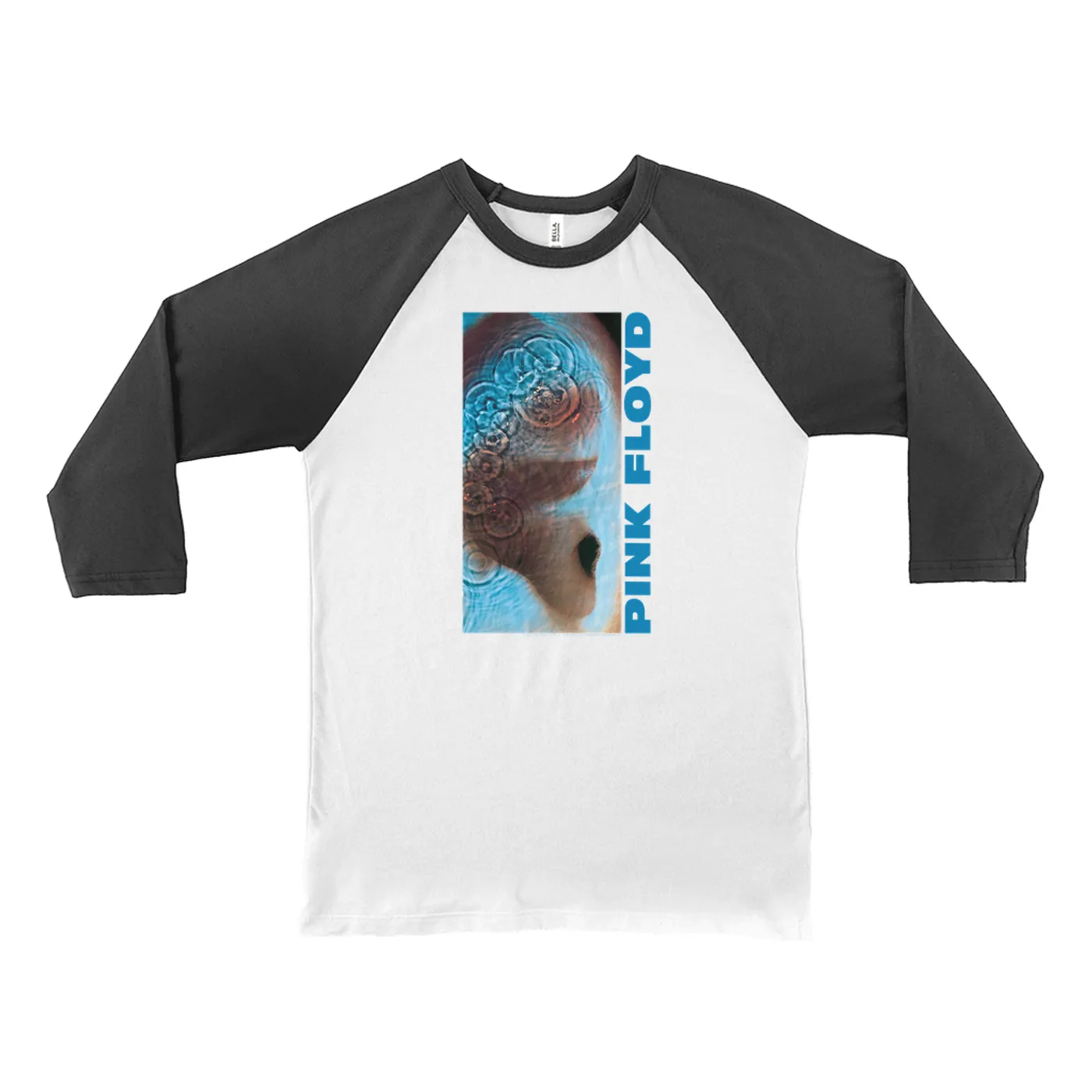 Pink Floyd 3/4 Sleeve Baseball Tee | Meddle Album Cover Pink Floyd Shirt (Merchbar Exclusive)