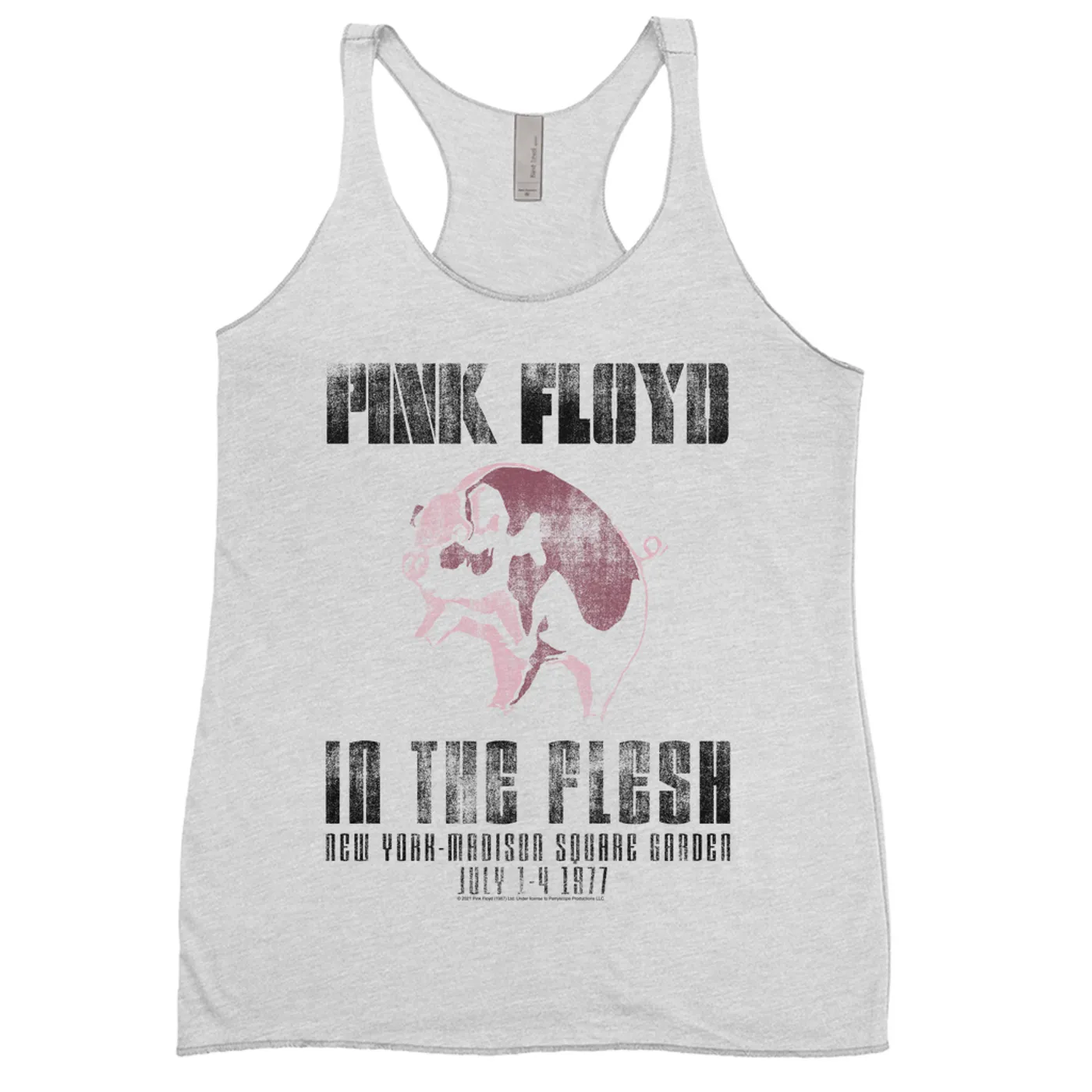 Pink Floyd Ladies' Tank Top | In The Flesh 1977 NYC Madison Square Garden Concert Pink Floyd Shirt