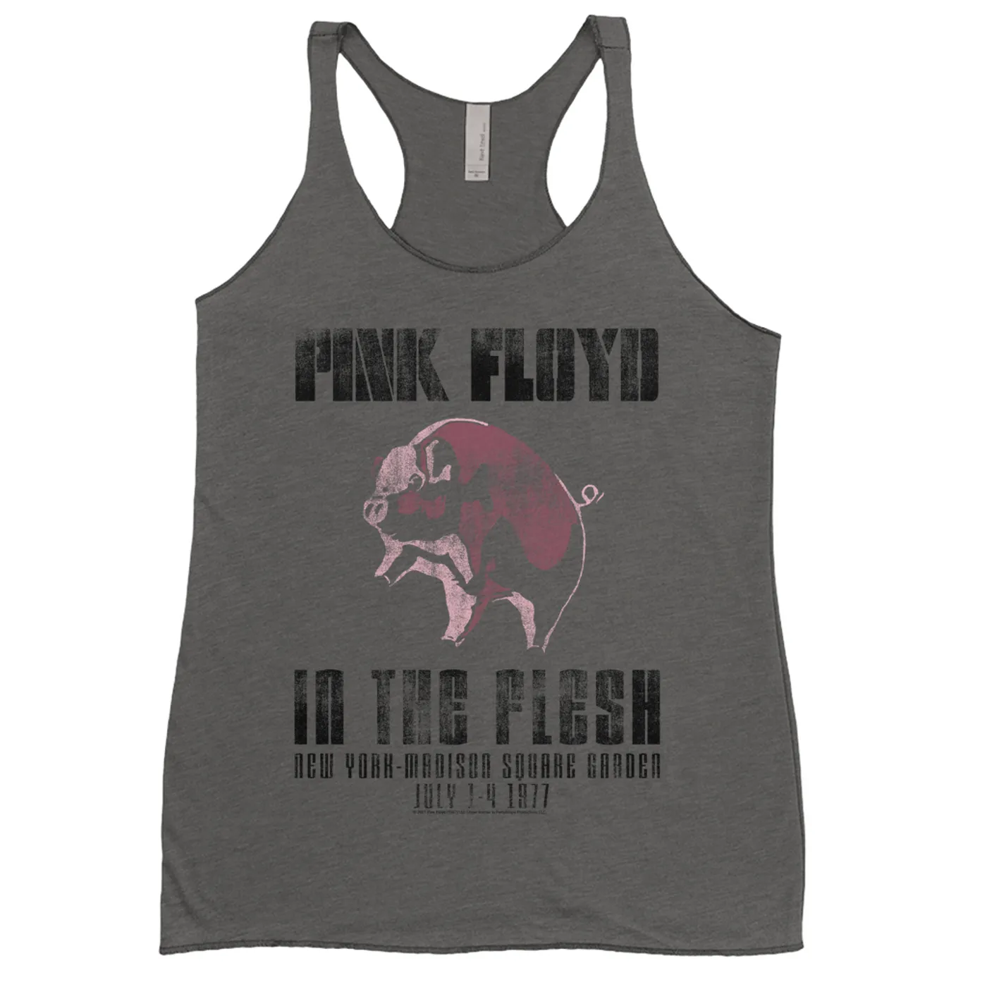 Pink Floyd Ladies' Tank Top | In The Flesh 1977 NYC Madison Square Garden Concert Pink Floyd Shirt