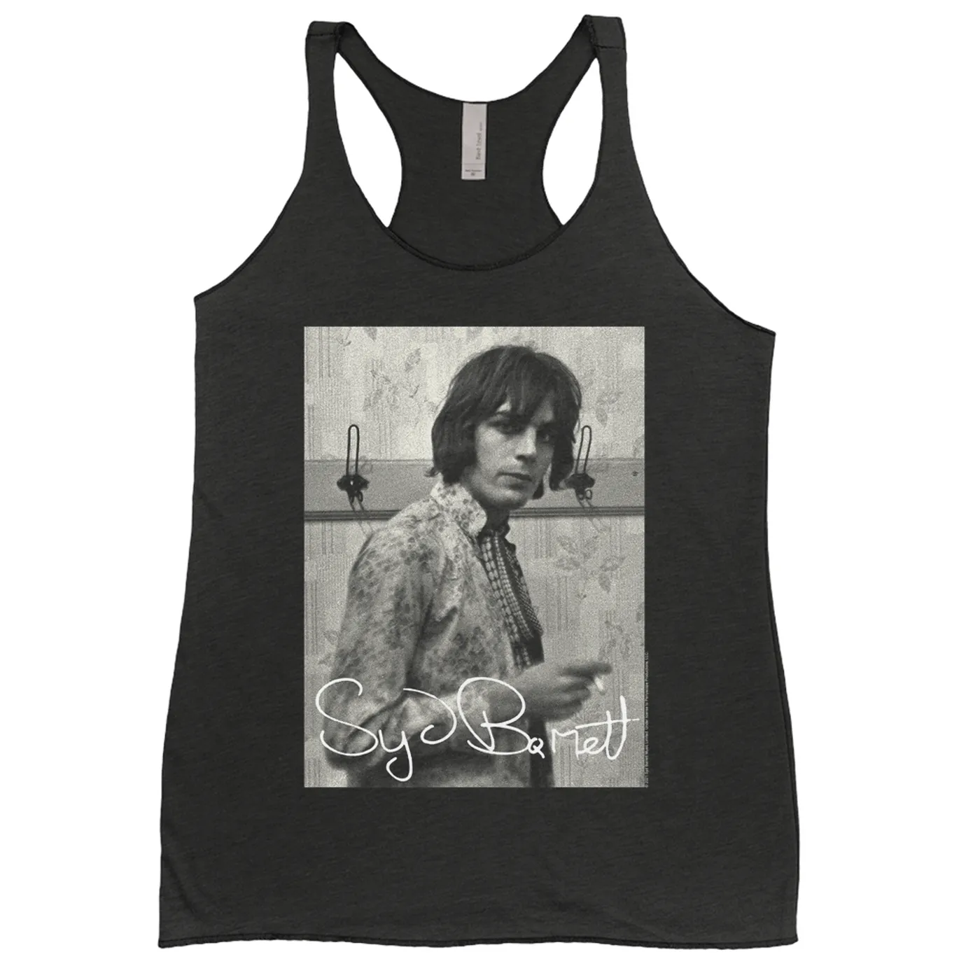 Syd Barrett Ladies' Tank Top | Syd Photo And Signature Syd Barrett Shirt