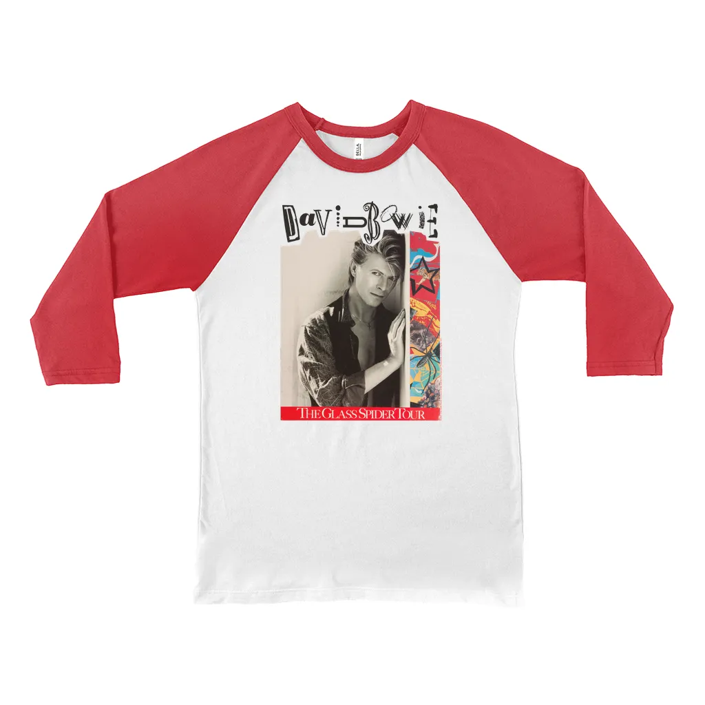 3/4 Sleeve Baseball Tee | The Glass Spider Tour Poster Shirt