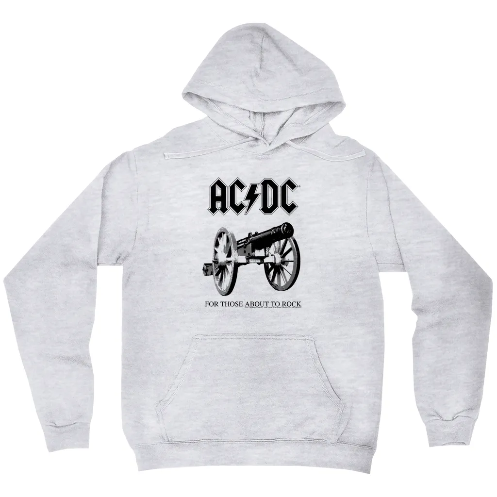 Hoodie | For Those About To Rock Cannon Black Image Hoodie