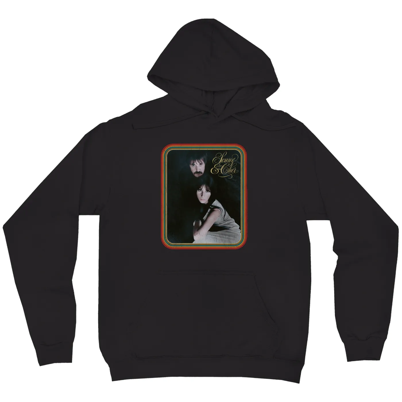 Sonny & Cher Hoodie | The Two Of Us Retro Fame And Logo Sonny and Cher Hoodie (Merchbar Exclusive)