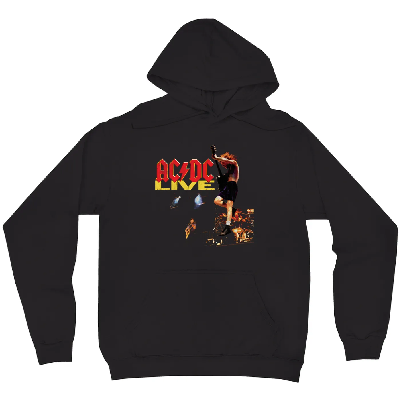 ACDC Hoodie | AC/DC Live On Stage Design Distressed ACDC Hoodie