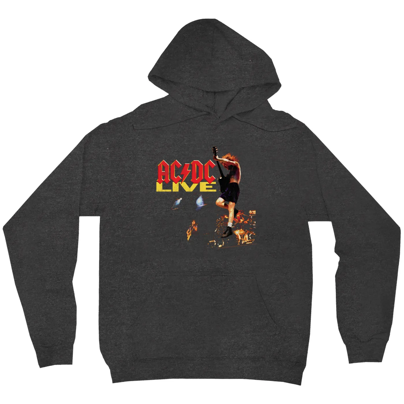 ACDC Hoodie | AC/DC Live On Stage Design Distressed ACDC Hoodie