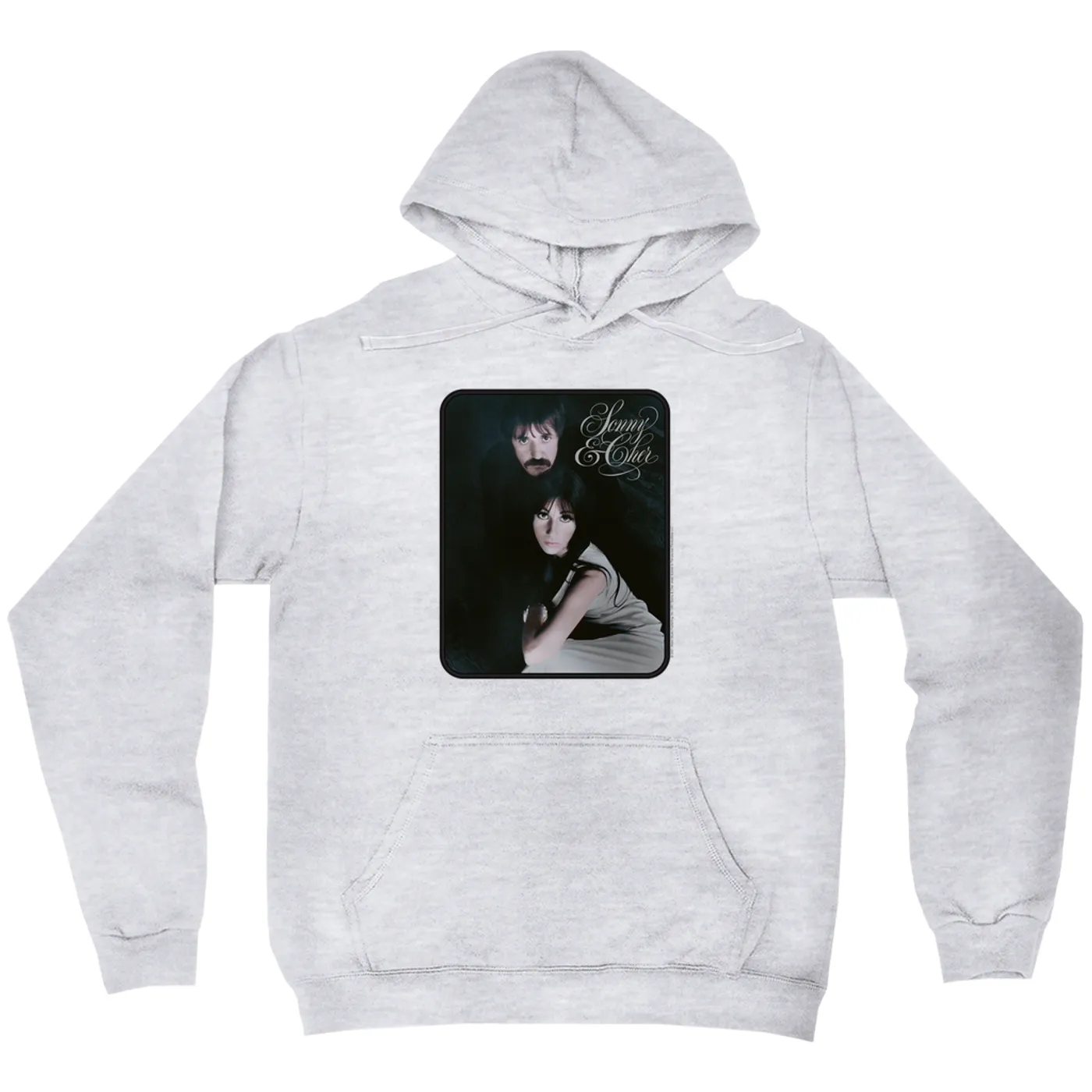 Sonny & Cher Hoodie | The Two Of Us Frame Photo And Logo Sonny and Cher Hoodie