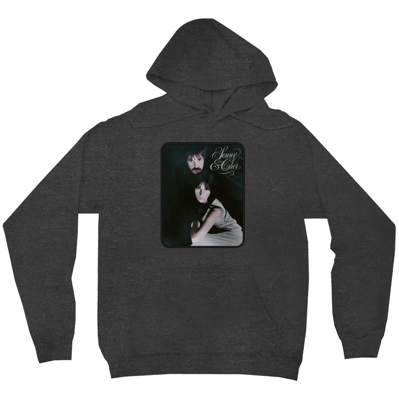 Sonny & Cher Hoodie | The Two Of Us Frame Photo And Logo Sonny and Cher Hoodie