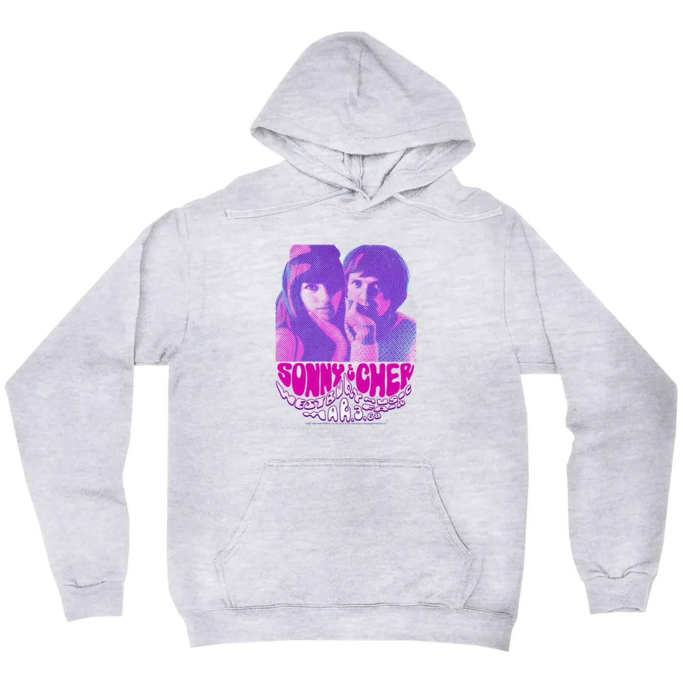 Sonny & Cher Hoodie | Westbury Music Fair Psychedelic Flyer Sonny and Cher Hoodie