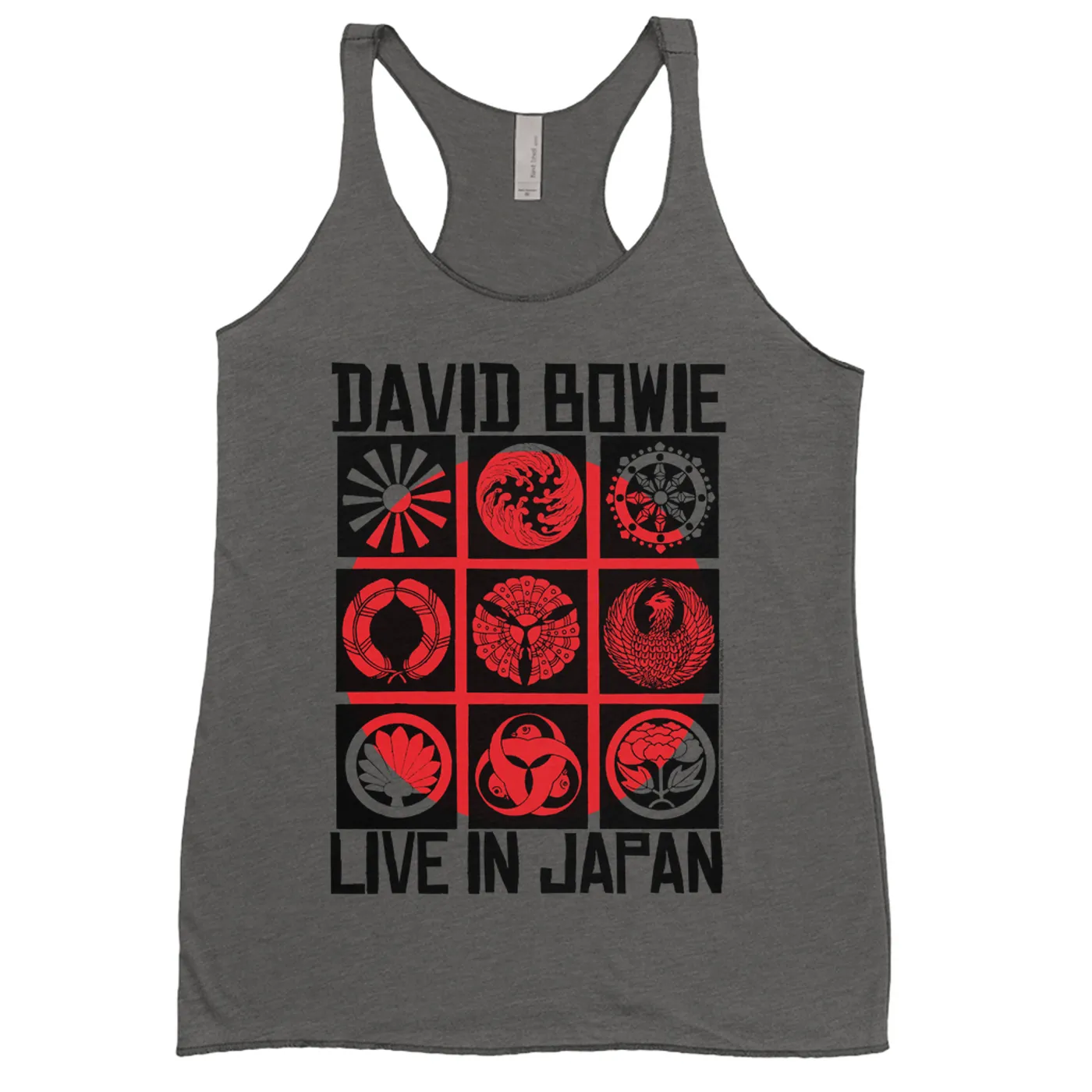 David Bowie Ladies' Tank Top | Live In Japan Concert Poster David Bowie Shirt