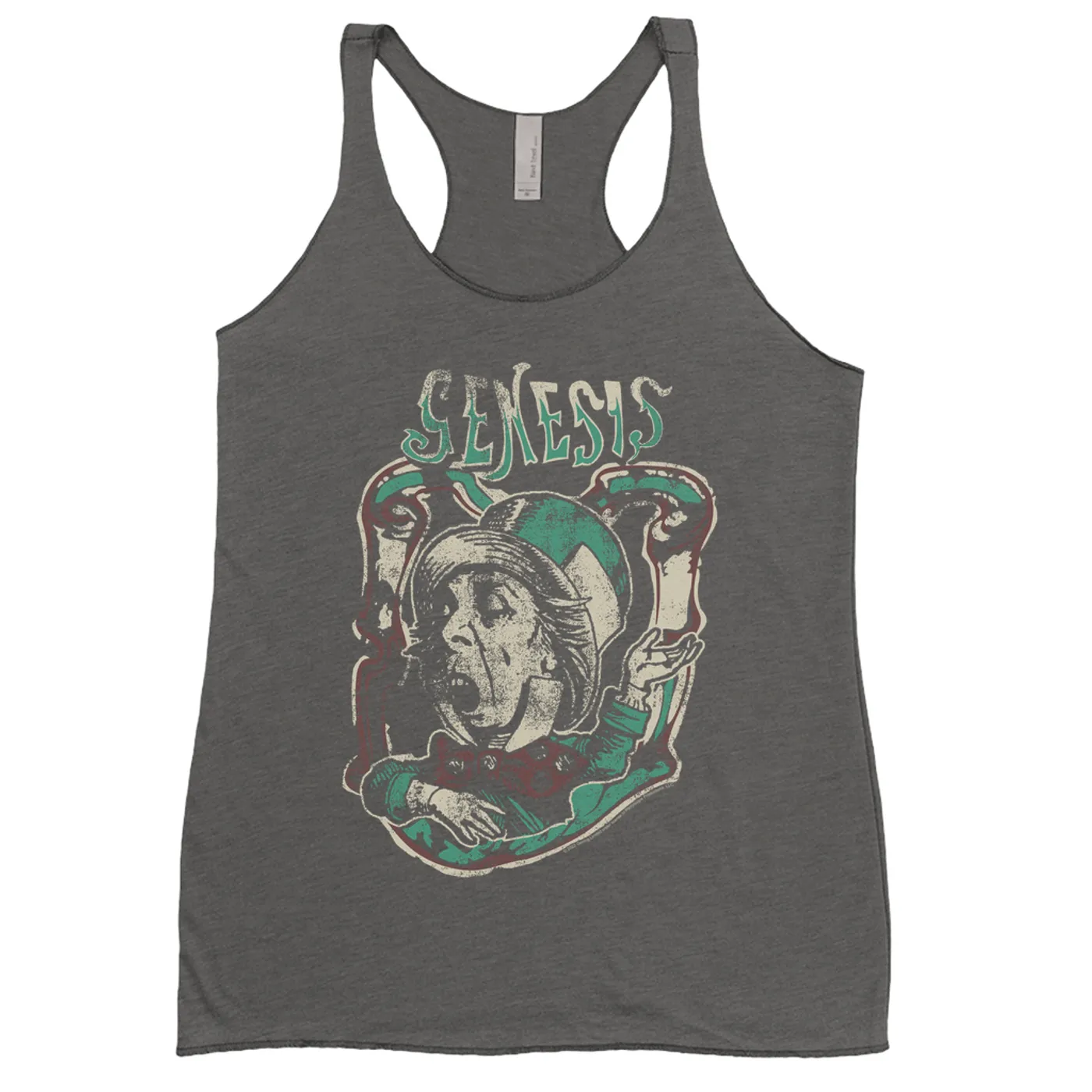 Genesis Ladies' Tank Top | Genesis And The Mad Hatter Distressed Genesis Shirt