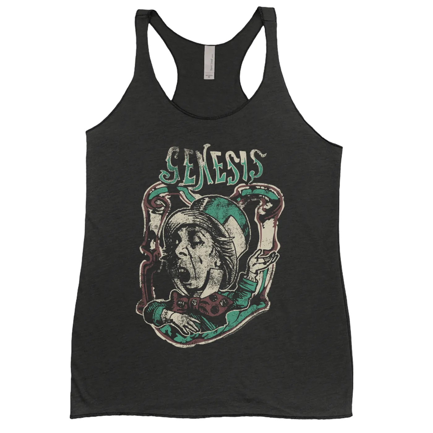 Genesis Ladies' Tank Top | Genesis And The Mad Hatter Distressed Genesis Shirt