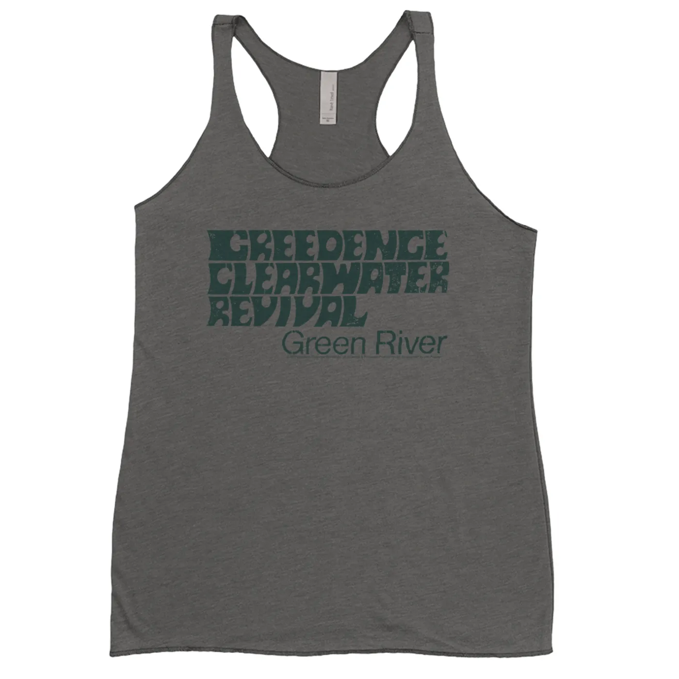 Creedence Clearwater Revival Ladies' Tank Top | Green River Distressed Creedence Clearwater Revival Shirt