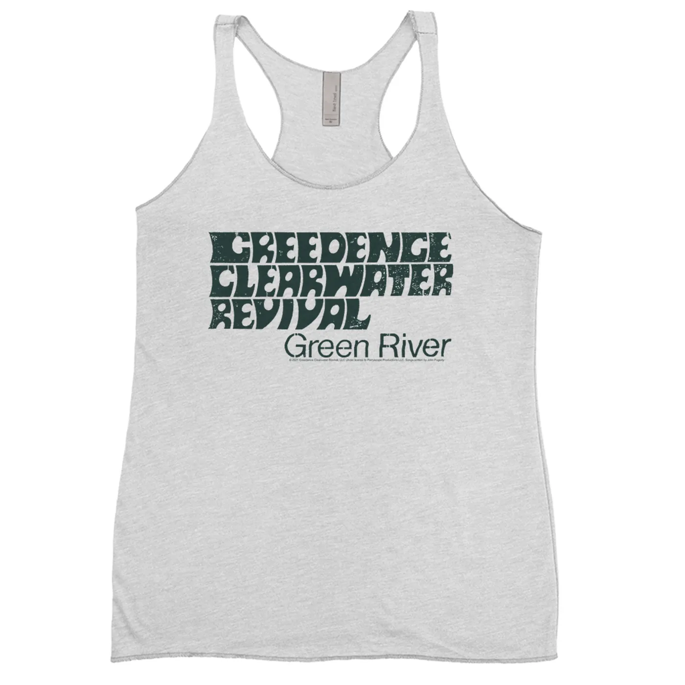Creedence Clearwater Revival Ladies' Tank Top | Green River Distressed Creedence Clearwater Revival Shirt