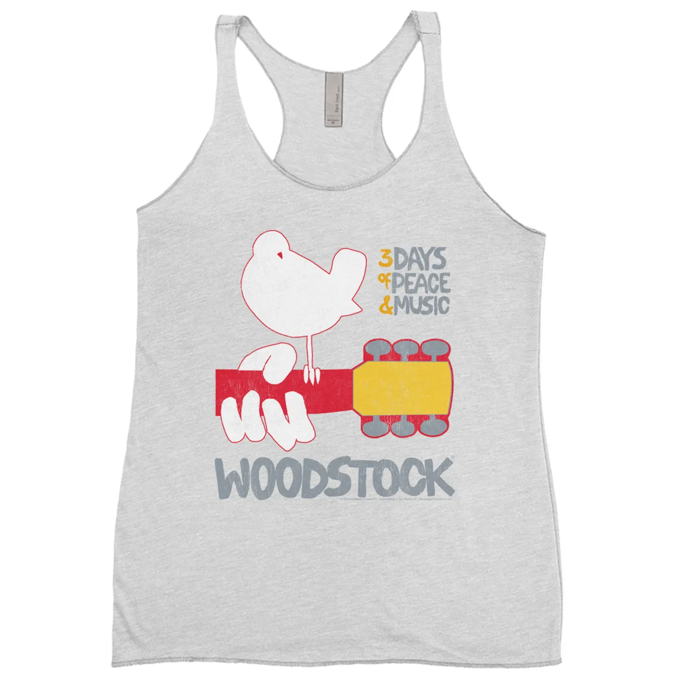Woodstock Ladies' Tank Top | 3 Days Of Peace And Music Logo Woodstock Shirt