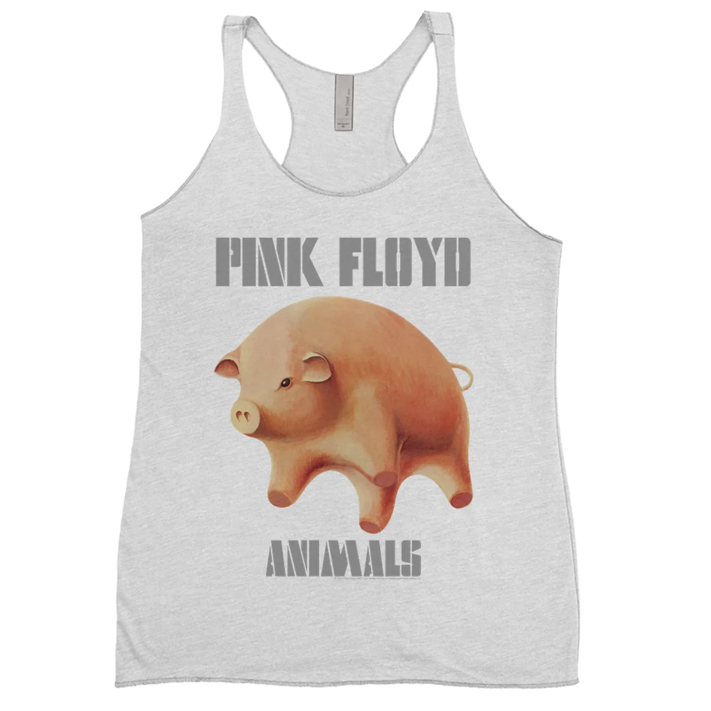 Pink Floyd Ladies' Tank Top | Animals Album Pig Logo Pink Floyd Shirt