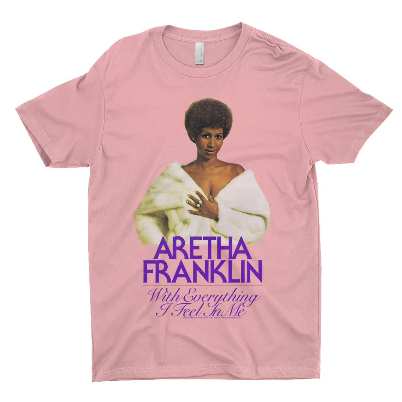 Aretha Franklin T-Shirt | With Everything I Feel In Me Album Design Aretha Franklin Shirt (Merchbar Exclusive)