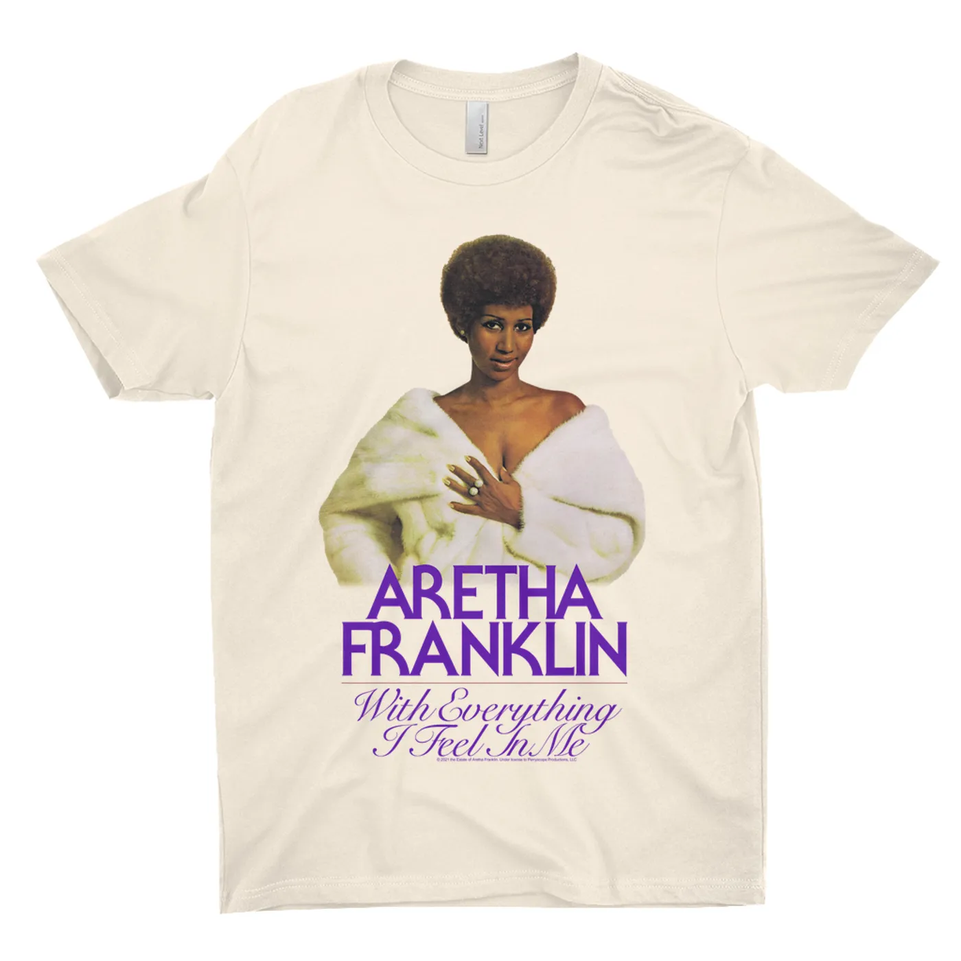 Aretha Franklin T-Shirt | With Everything I Feel In Me Album Design Aretha Franklin Shirt (Merchbar Exclusive)