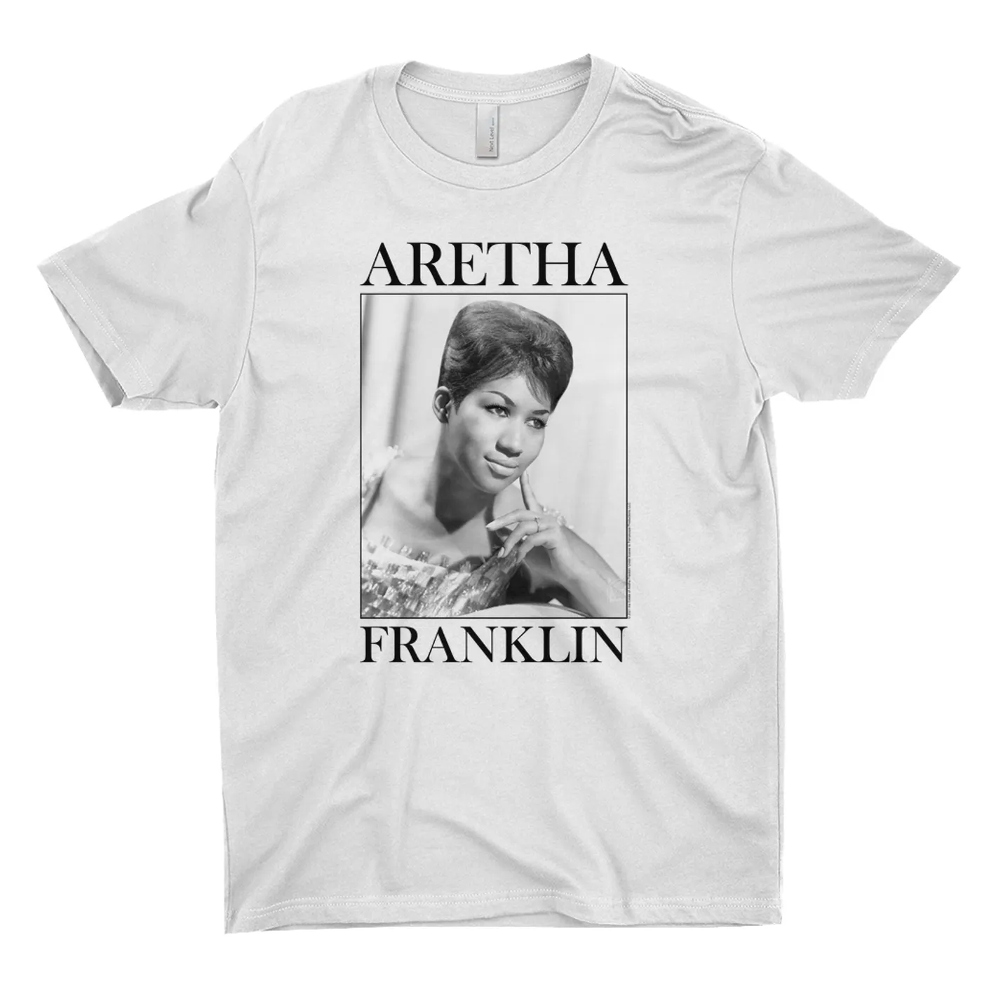 Aretha Franklin T-Shirt | Aretha 1967 Photo Design Aretha Franklin Shirt (Merchbar Exclusive)