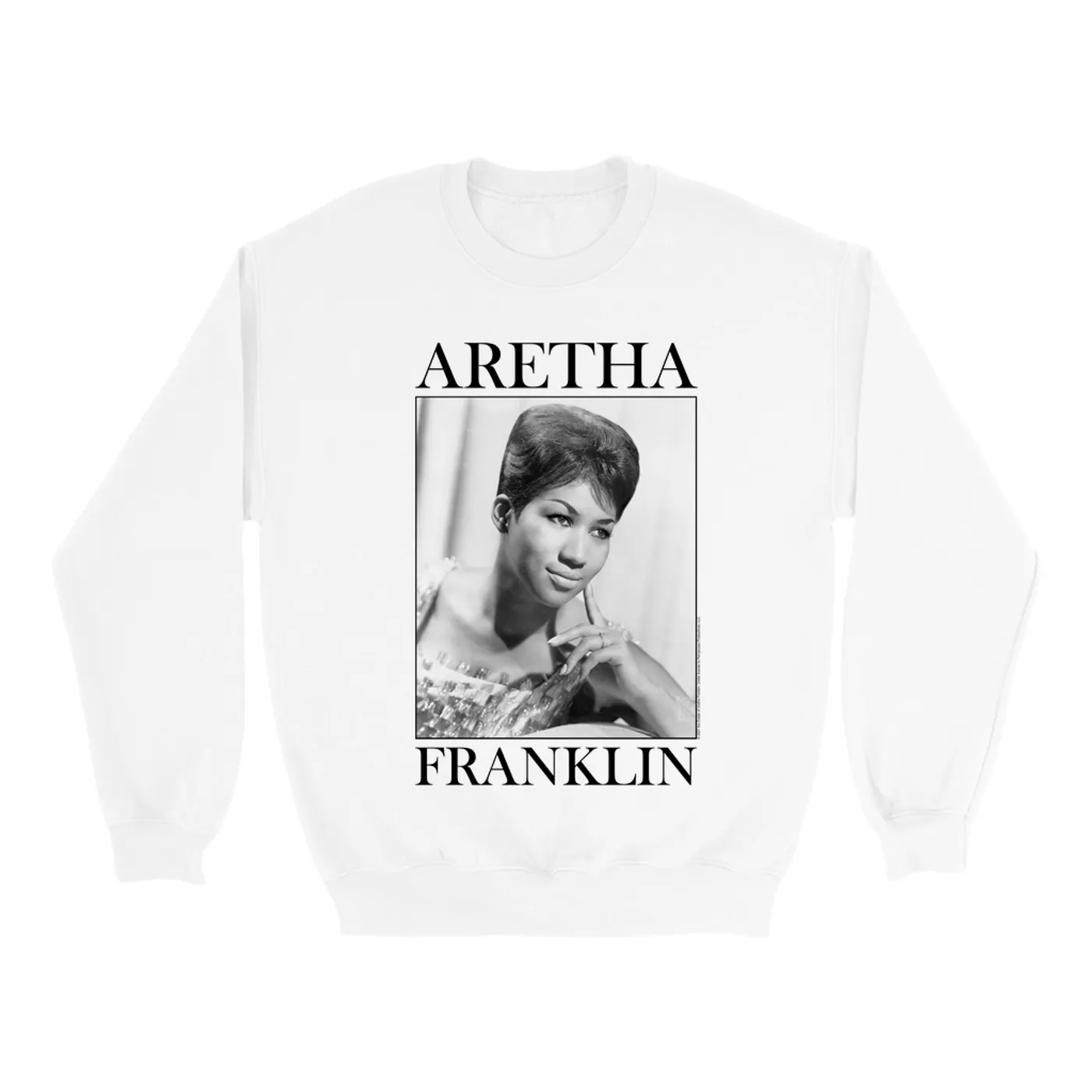 Aretha Franklin Sweatshirt | Aretha 1967 Photo Design Aretha Franklin Sweatshirt (Merchbar Exclusive)