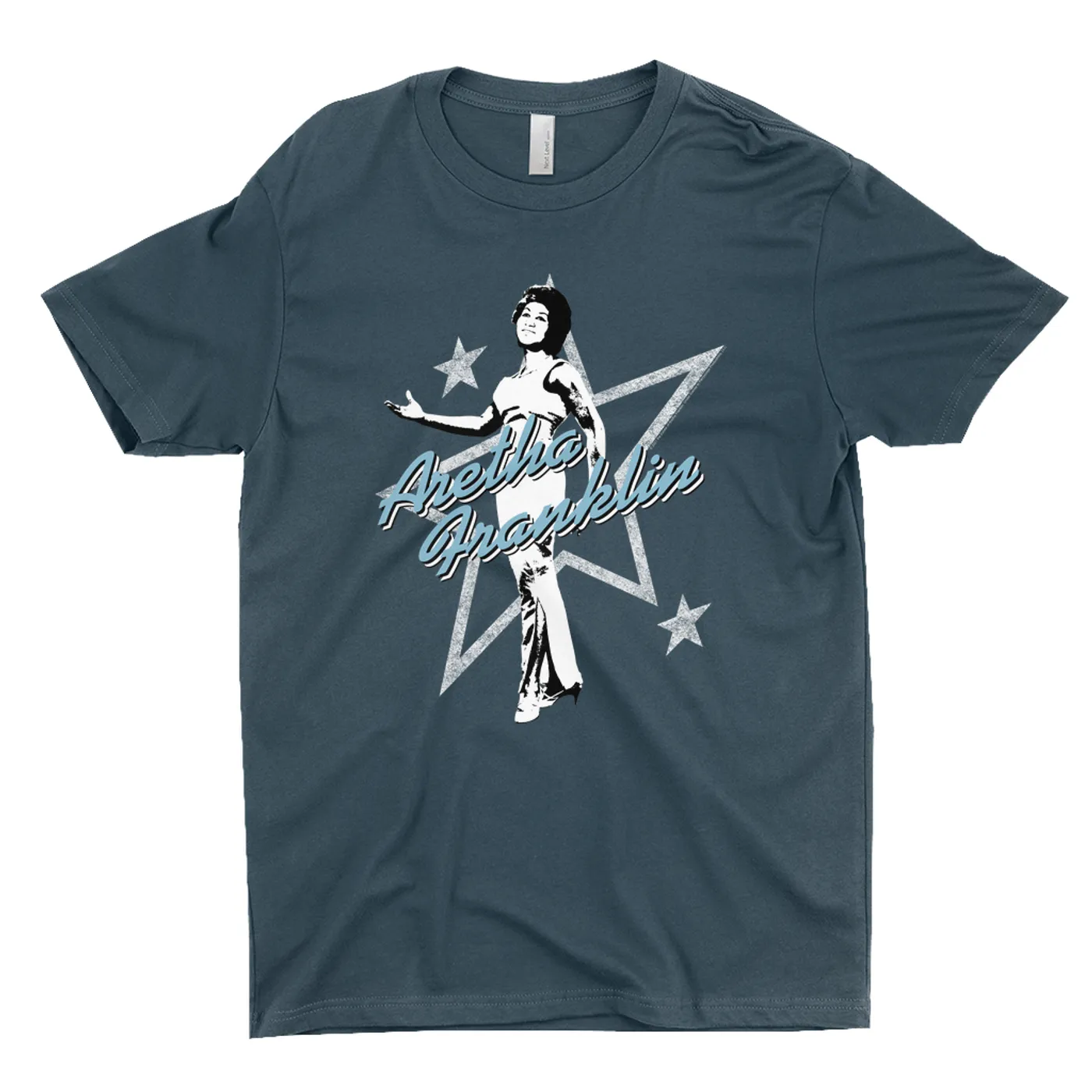 Aretha Franklin T-Shirt | Aretha Franklin 1965 Super Star Design Aretha Franklin Shirt (Merchbar Exclusive)