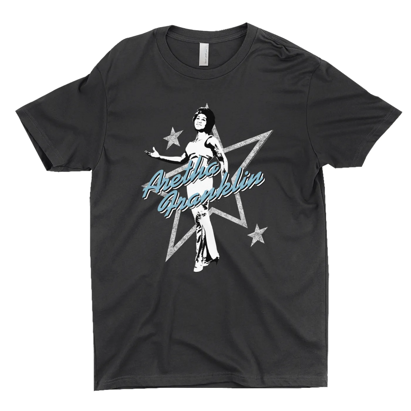 Aretha Franklin T-Shirt | Aretha Franklin 1965 Super Star Design Aretha Franklin Shirt (Merchbar Exclusive)