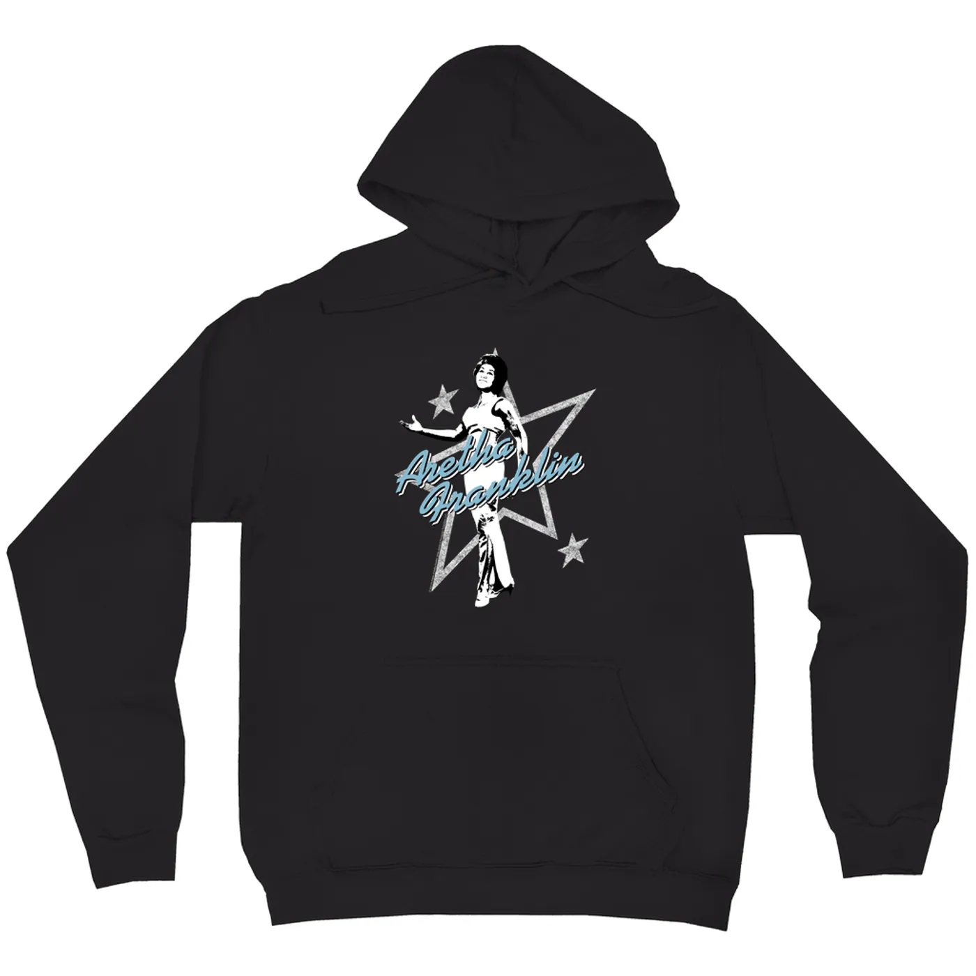 Aretha Franklin Hoodie | Aretha Franklin 1965 Super Star Design Aretha Franklin Hoodie (Merchbar Exclusive)