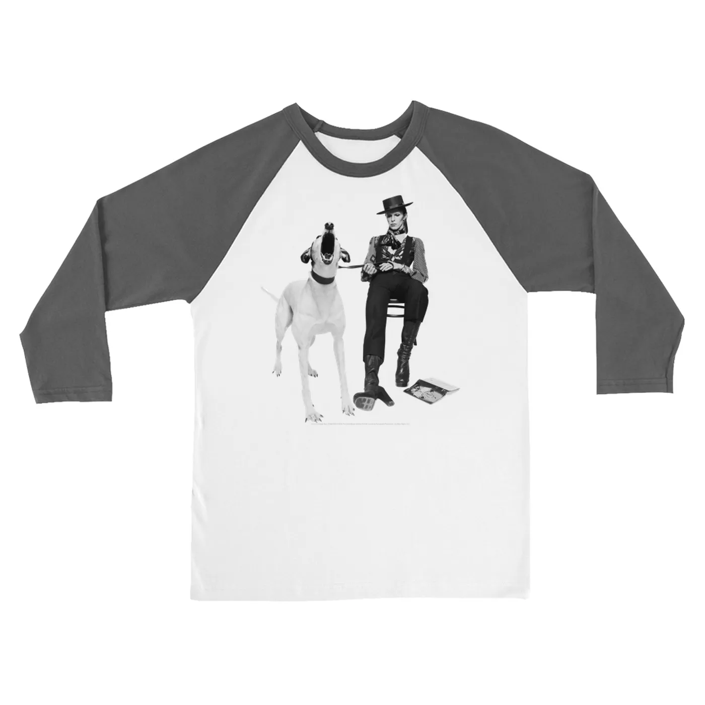 David Bowie 3/4 Sleeve Baseball Tee | Diamond Dogs O'Neill Photo David Bowie Shirt