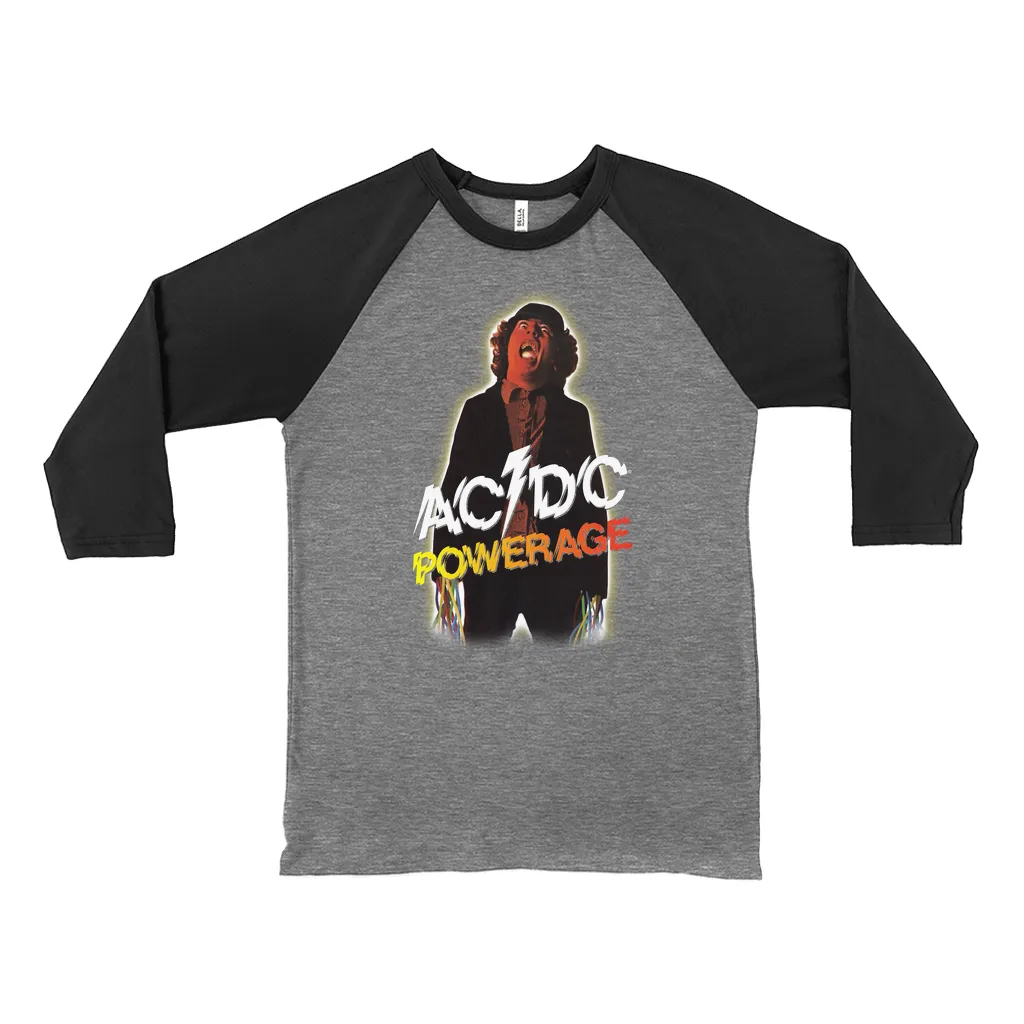 3/4 Sleeve Baseball Tee | Powerage Album Design Shirt