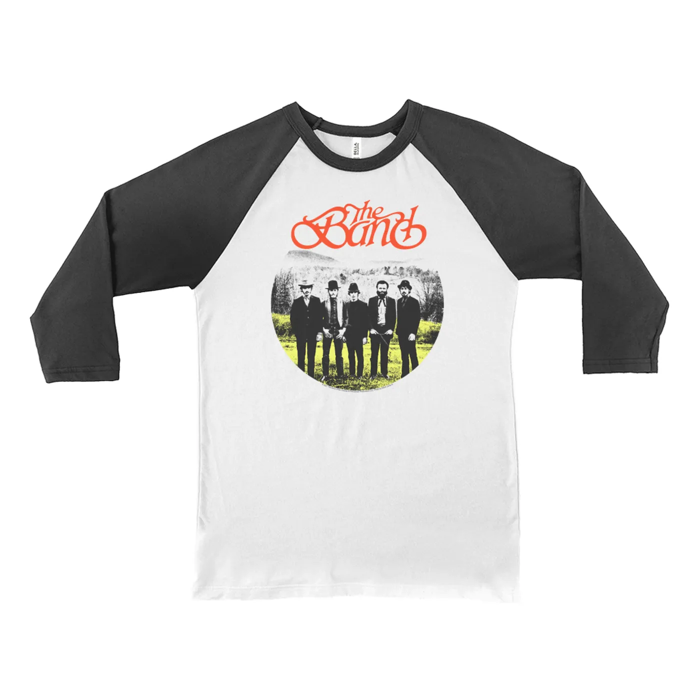 The Band 3/4 Sleeve Baseball Tee | Group Photo Landscape Design The Band Shirt