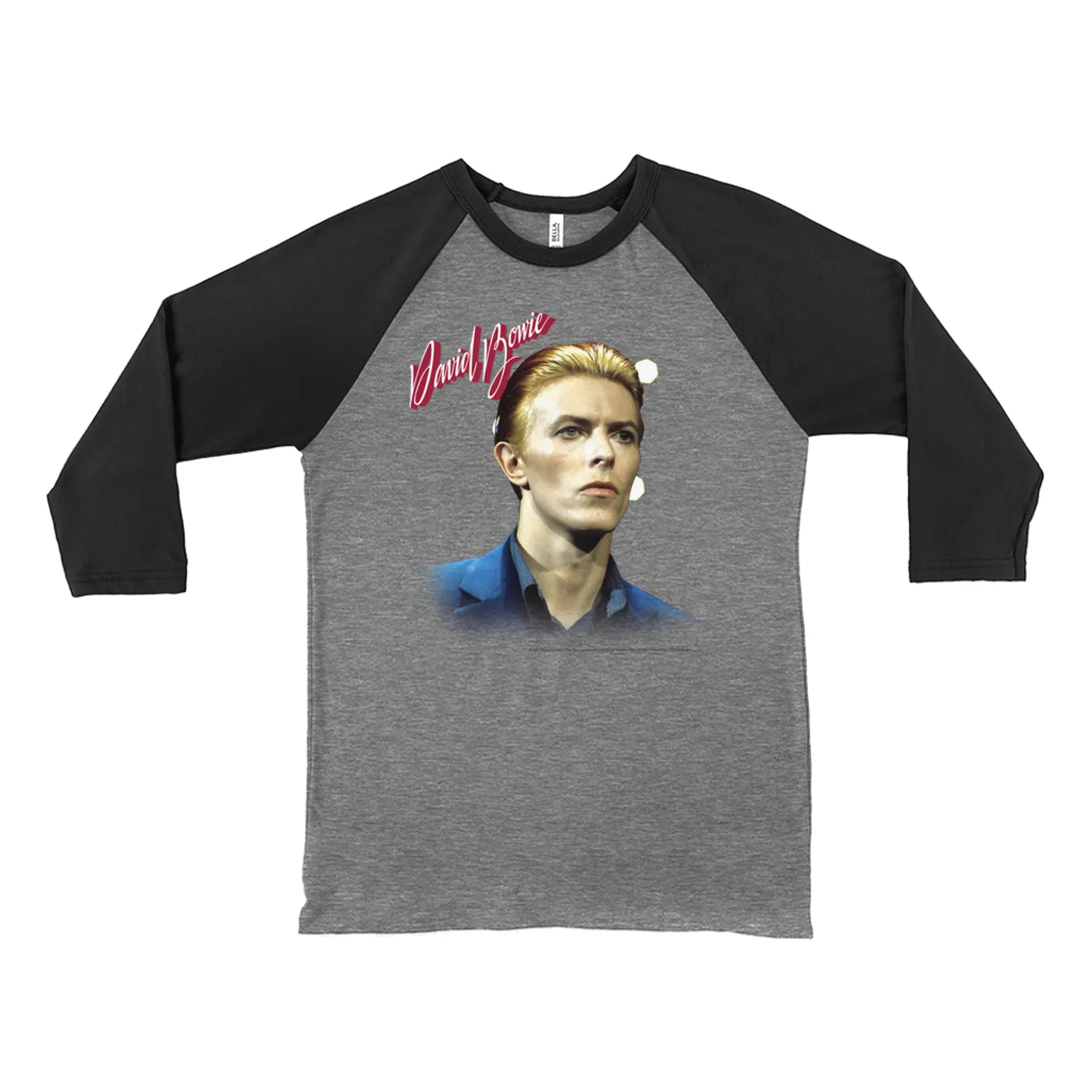 David Bowie 3/4 Sleeve Baseball Tee | The Man Who Fell To Earth Album Photo David Bowie Shirt