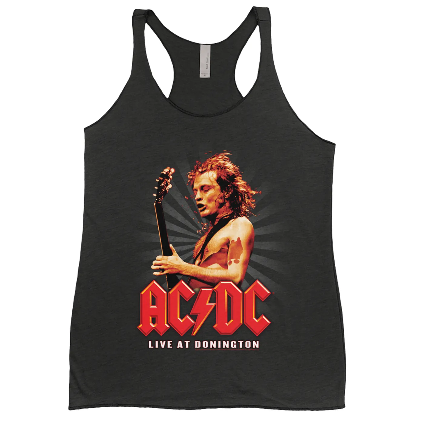 AC/DC Ladies' Tank Top | Live At Donington Concert ACDC Shirt (Merchbar Exclusive)