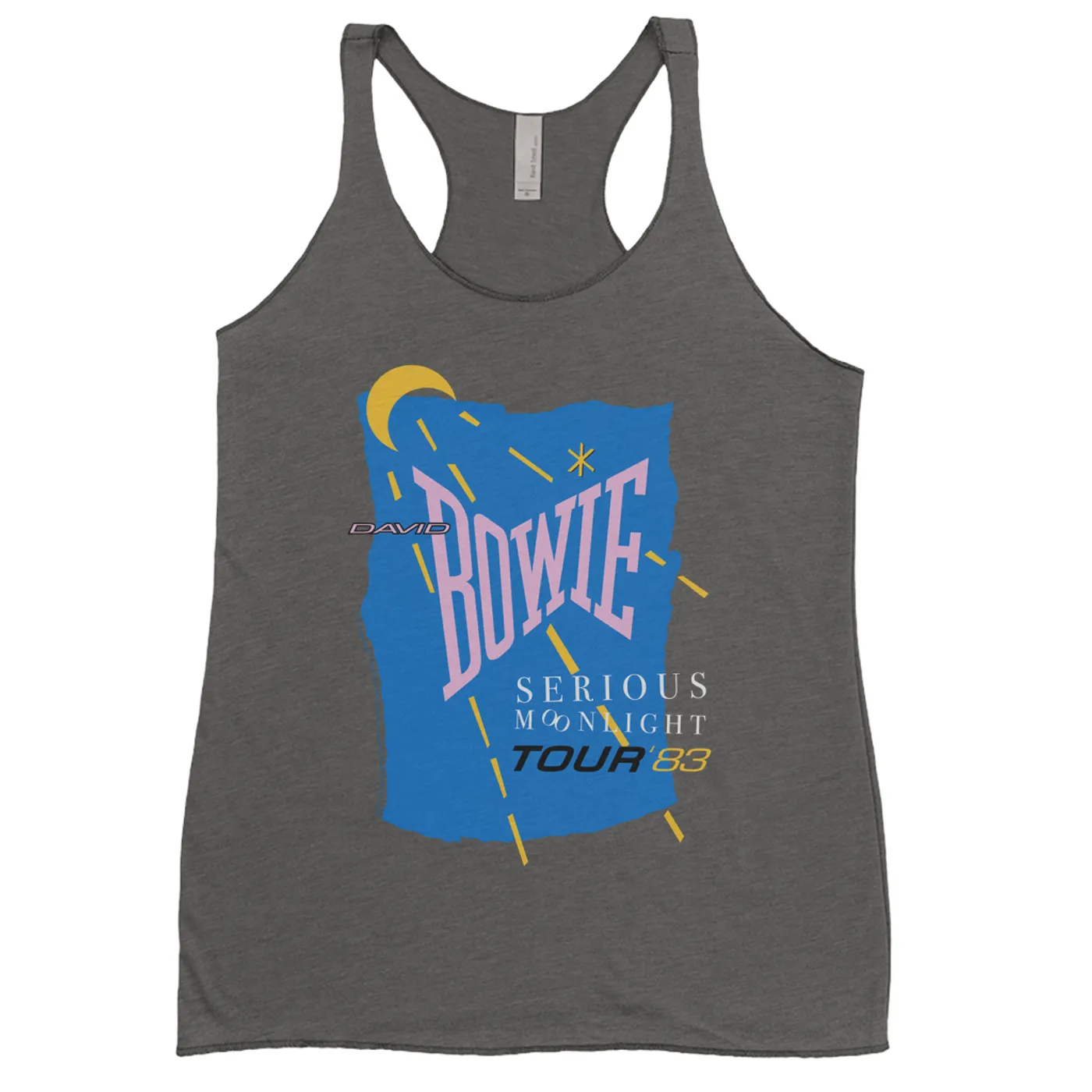 David Bowie Ladies' Tank Top | Serious Moonlight 1983 Tour David Bowie Shirt